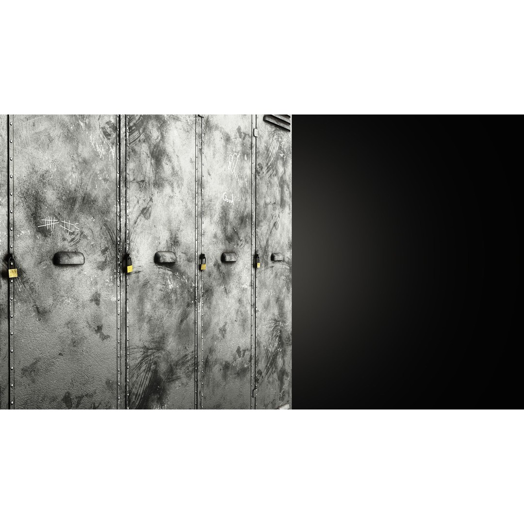 Locker 3D Model – Low Poly Game Ready Asset, FBX, OBJ, Blender - View 7