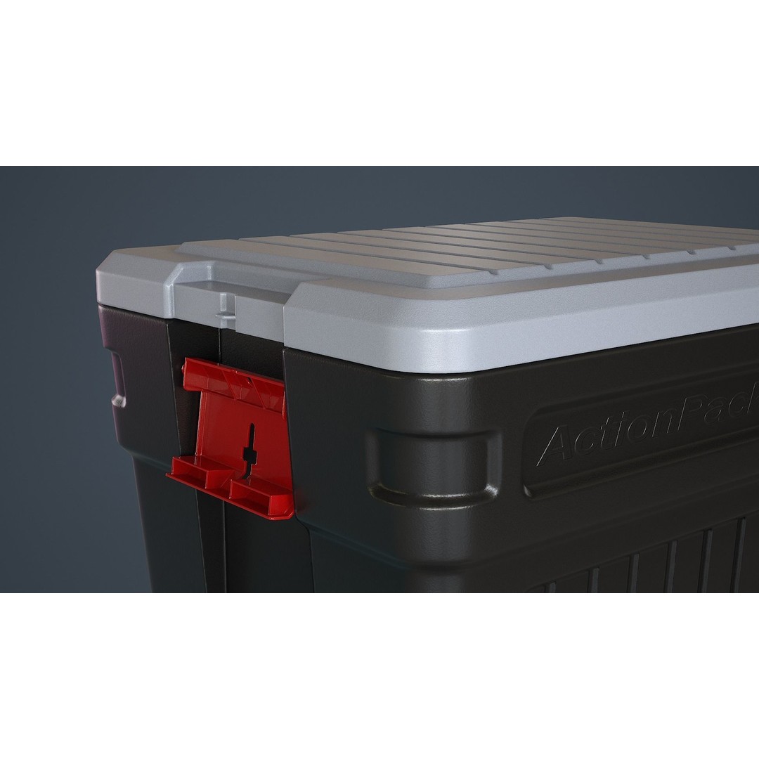 Storage Box 3D Model – Low Poly Game Asset with PBR Textures, FBX & OBJ - View 11