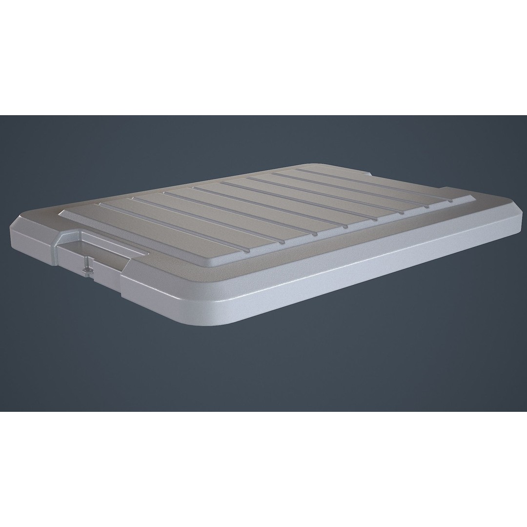 Storage Box 3D Model – Low Poly Game Asset with PBR Textures, FBX & OBJ - View 9