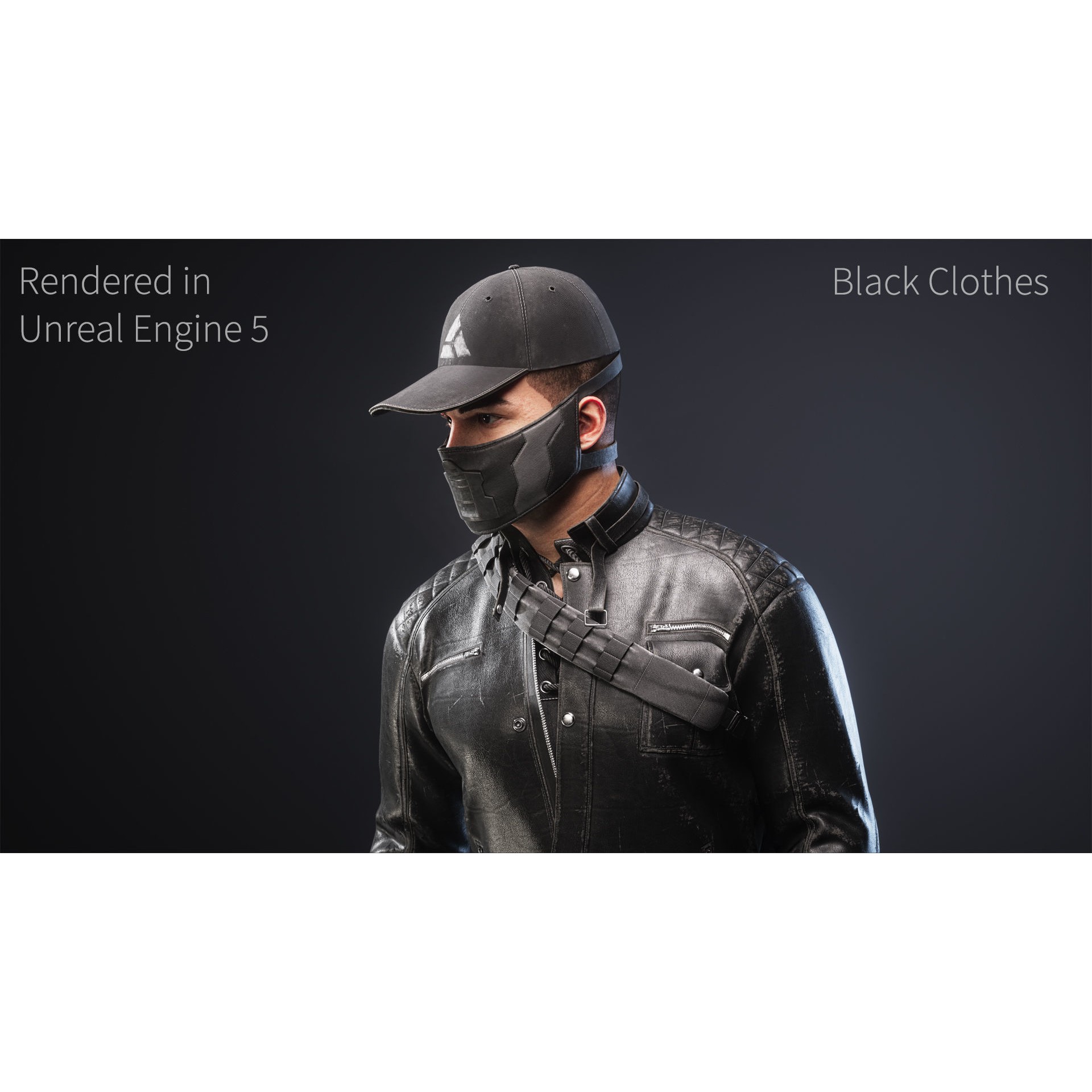 Survival Character - Low-Poly Game-Ready 3D Model - View 13