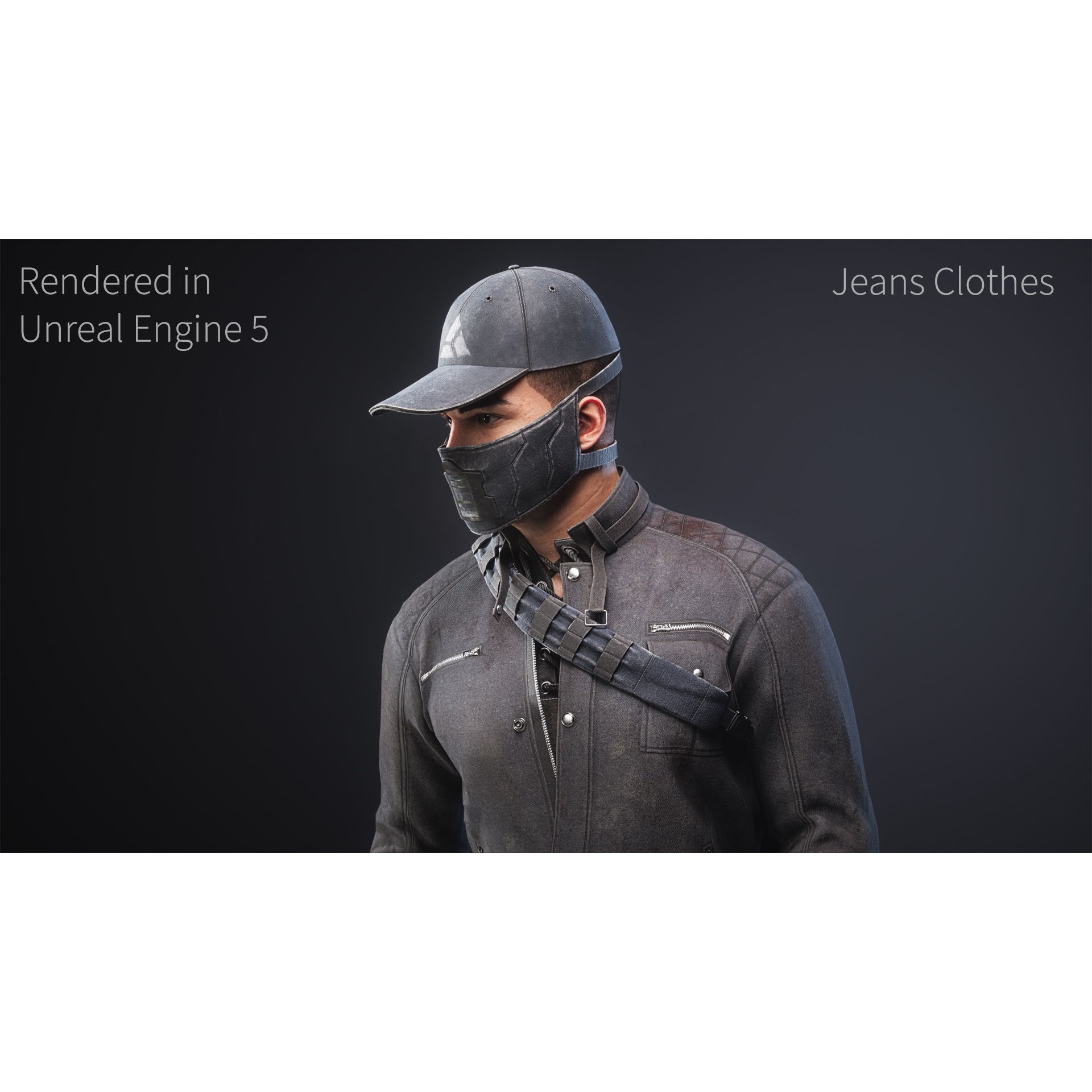 Survival Character - Low-Poly Game-Ready 3D Model - View 15