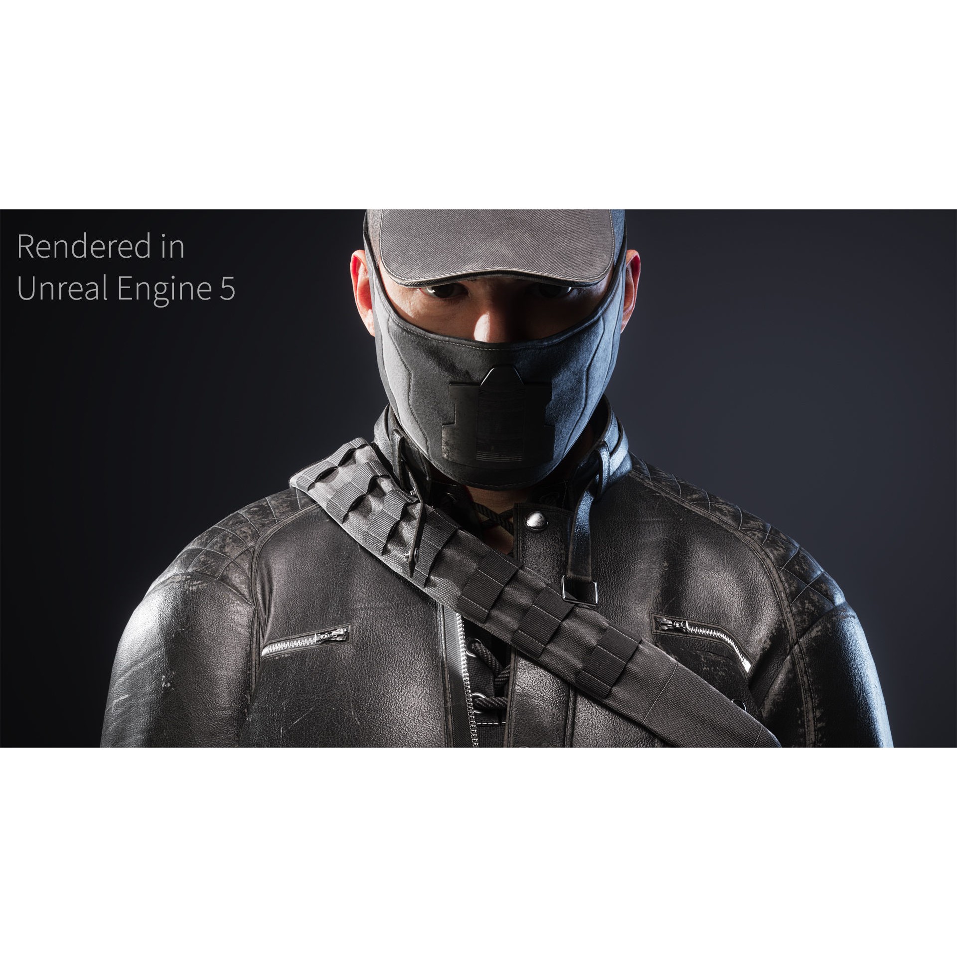 Survival Character - Low-Poly Game-Ready 3D Model - View 7