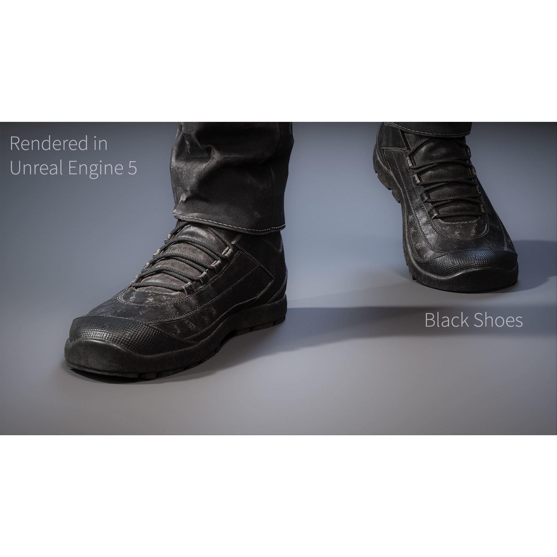 Survival Character - Low-Poly Game-Ready 3D Model - View 8