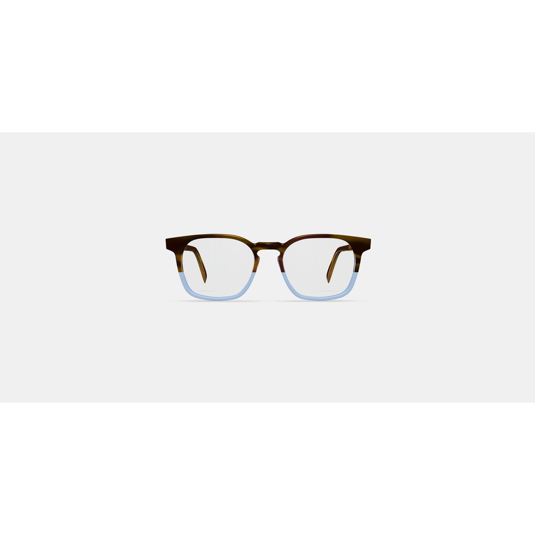 Santiago Eyeglasses 3D Model – Hudson Blue Fade, PBR Textures, FBX - View 11