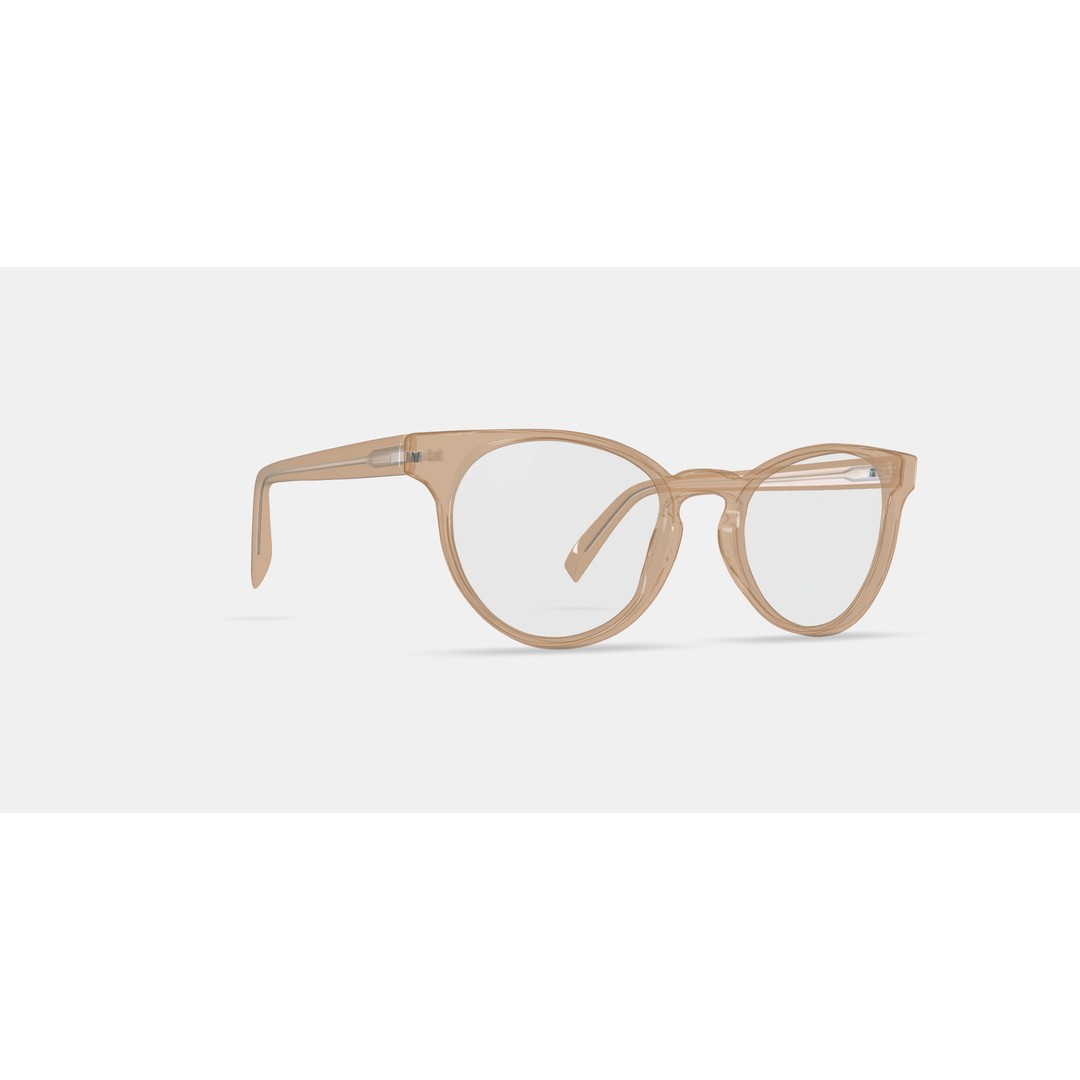 Leila Eyeglasses 3D Model – Grapefruit Soda PBR Asset, FBX, OBJ - View 10