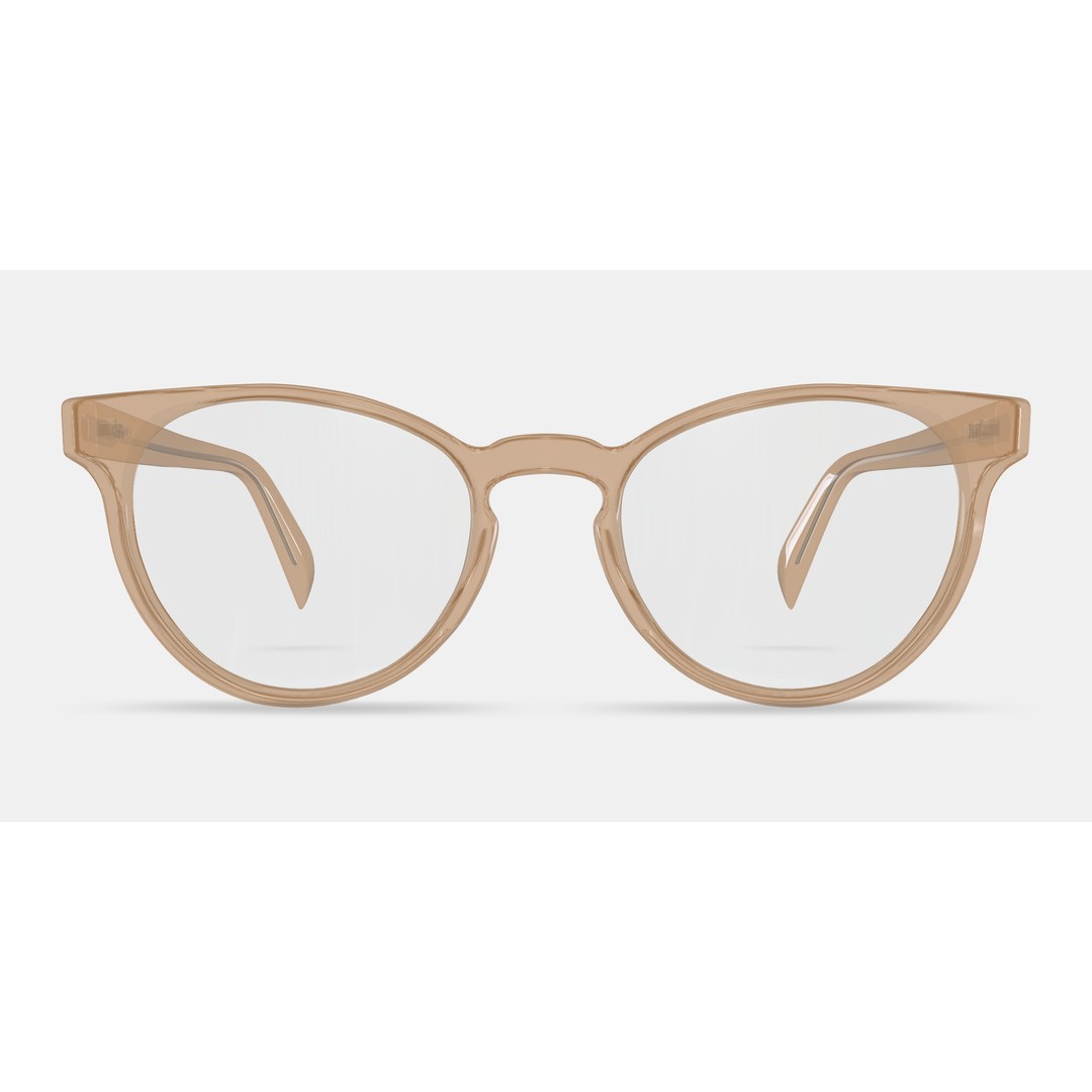 Leila Eyeglasses 3D Model – Grapefruit Soda PBR Asset, FBX, OBJ - View 12