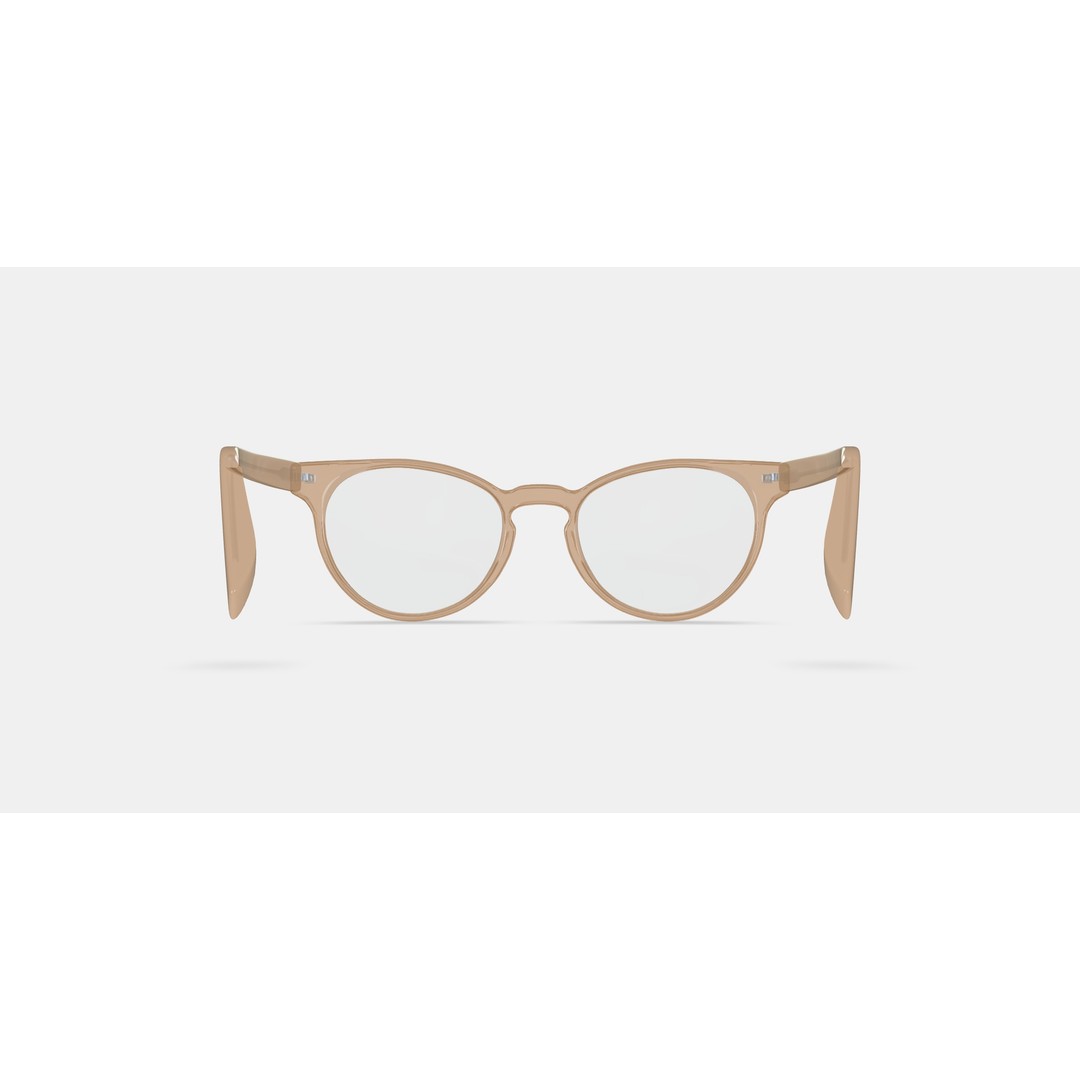 Leila Eyeglasses 3D Model – Grapefruit Soda PBR Asset, FBX, OBJ - View 16