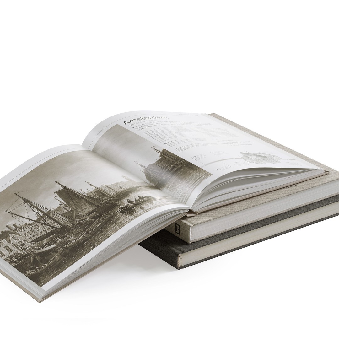Coffee Table Books 3D Model – Realistic Decor Set, PBR Textures - View 9