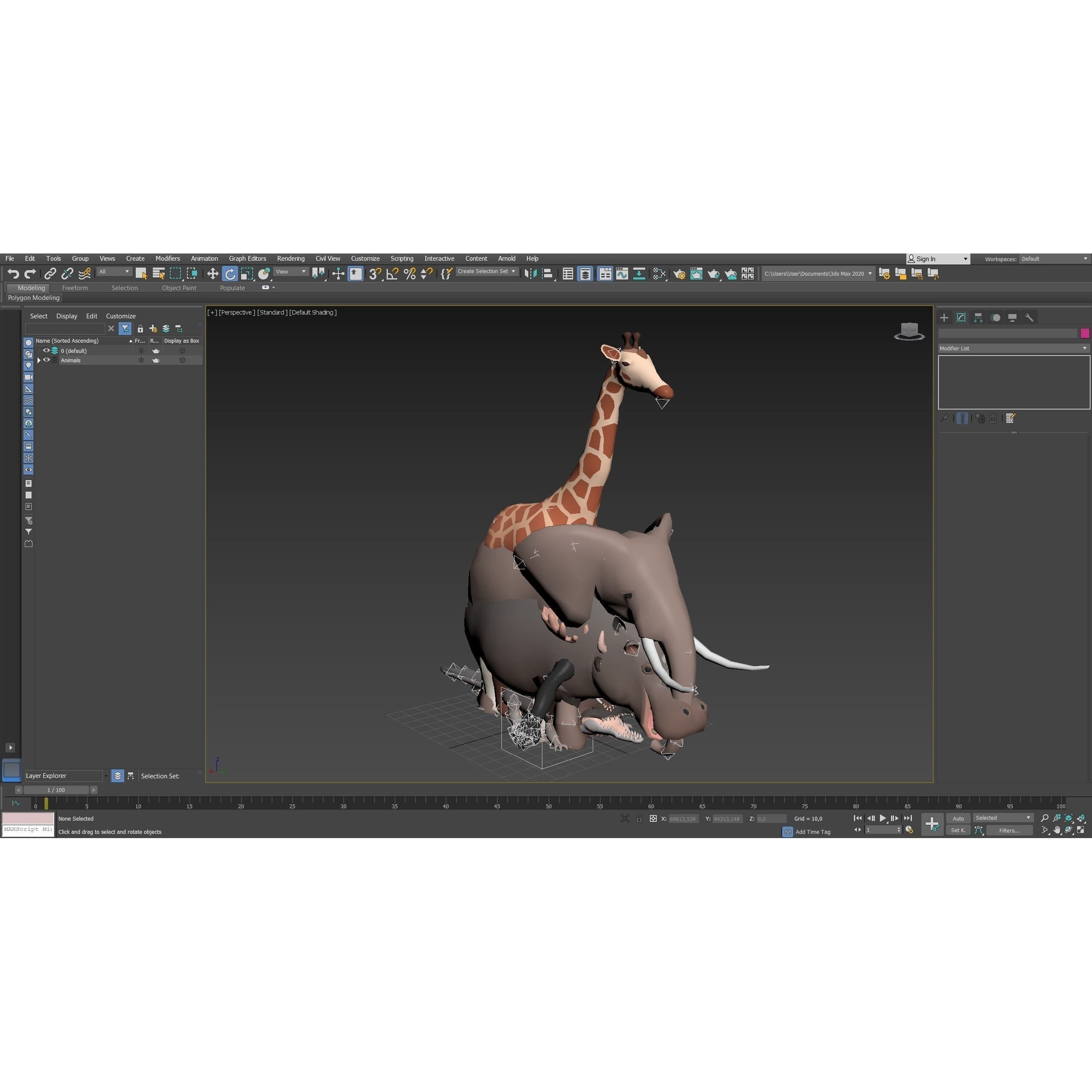 Animals - Low-Poly Game-Ready 3D Model