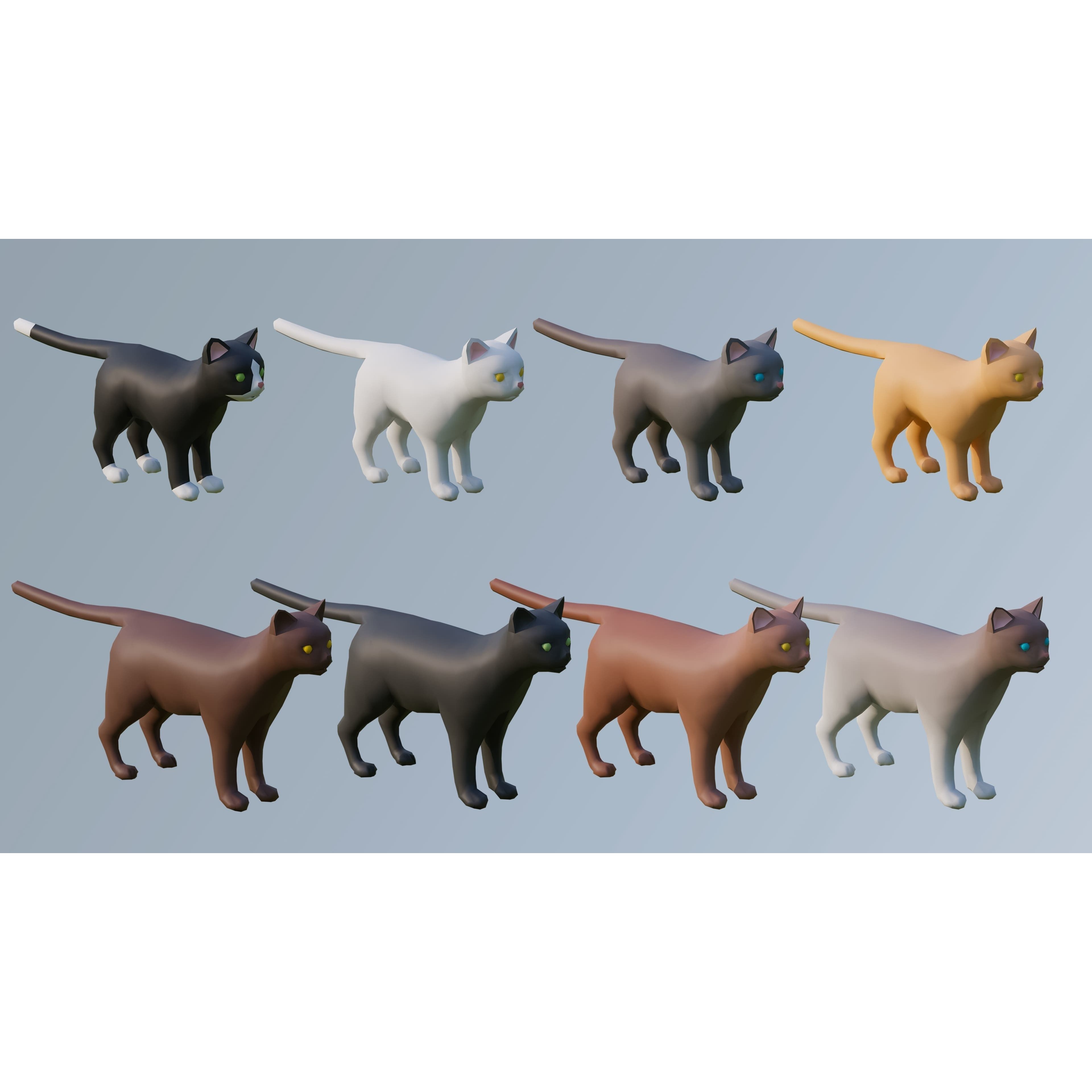 Animals - Low-Poly Game-Ready 3D Model - View 12