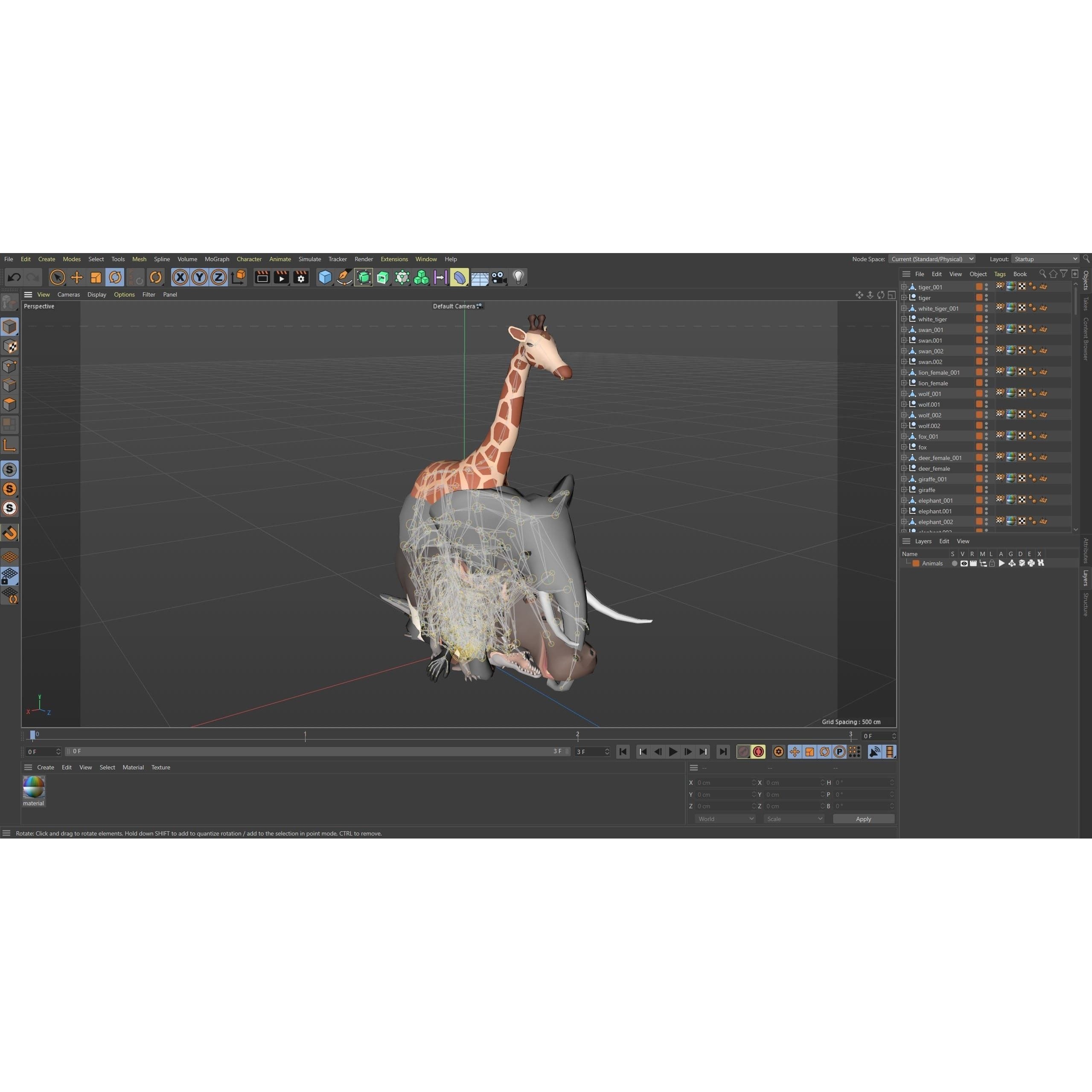 Animals - Low-Poly Game-Ready 3D Model - View 30