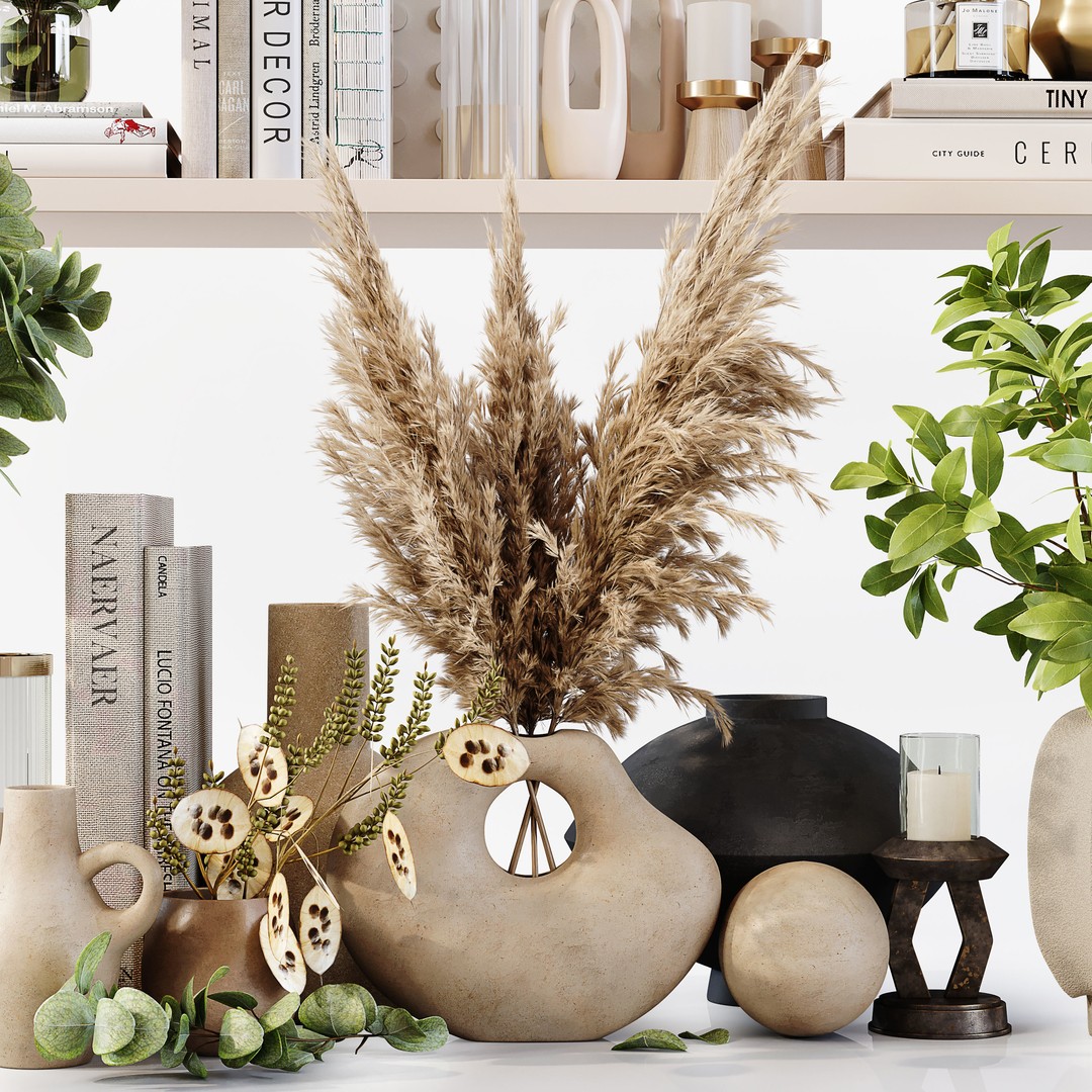 Eucalyptus Tree 3D Model – Low Poly Decorative Set, FBX, OBJ - View 9