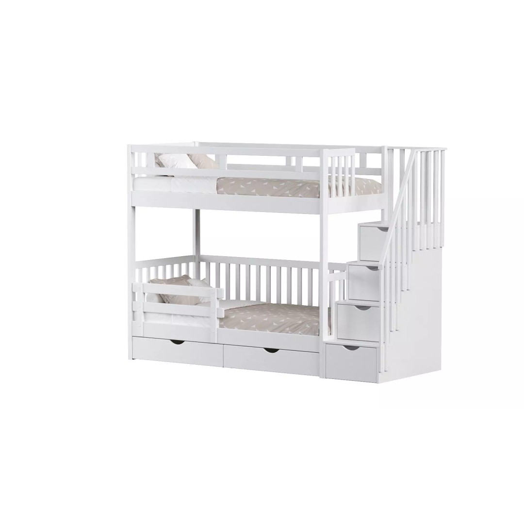 Bunk Bed 3D Model – Children's Furniture with Textures, FBX, MAX - View 2