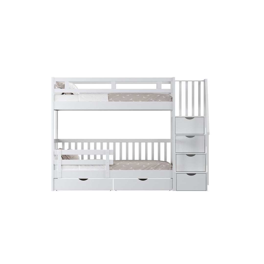 Bunk Bed 3D Model – Children's Furniture with Textures, FBX, MAX - View 4