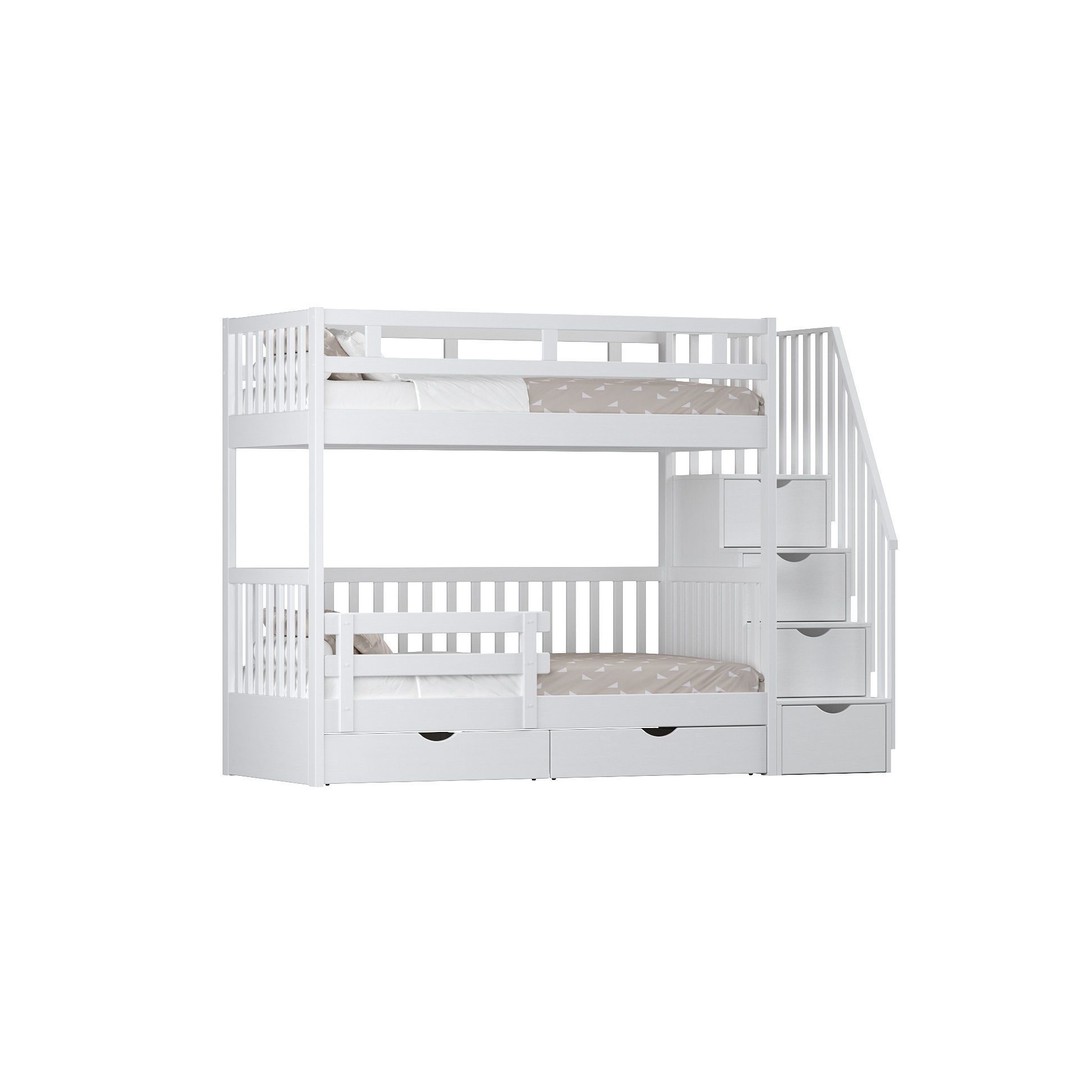 Bunk Bed 3D Model – Children's Furniture with Textures, FBX, MAX - View 5