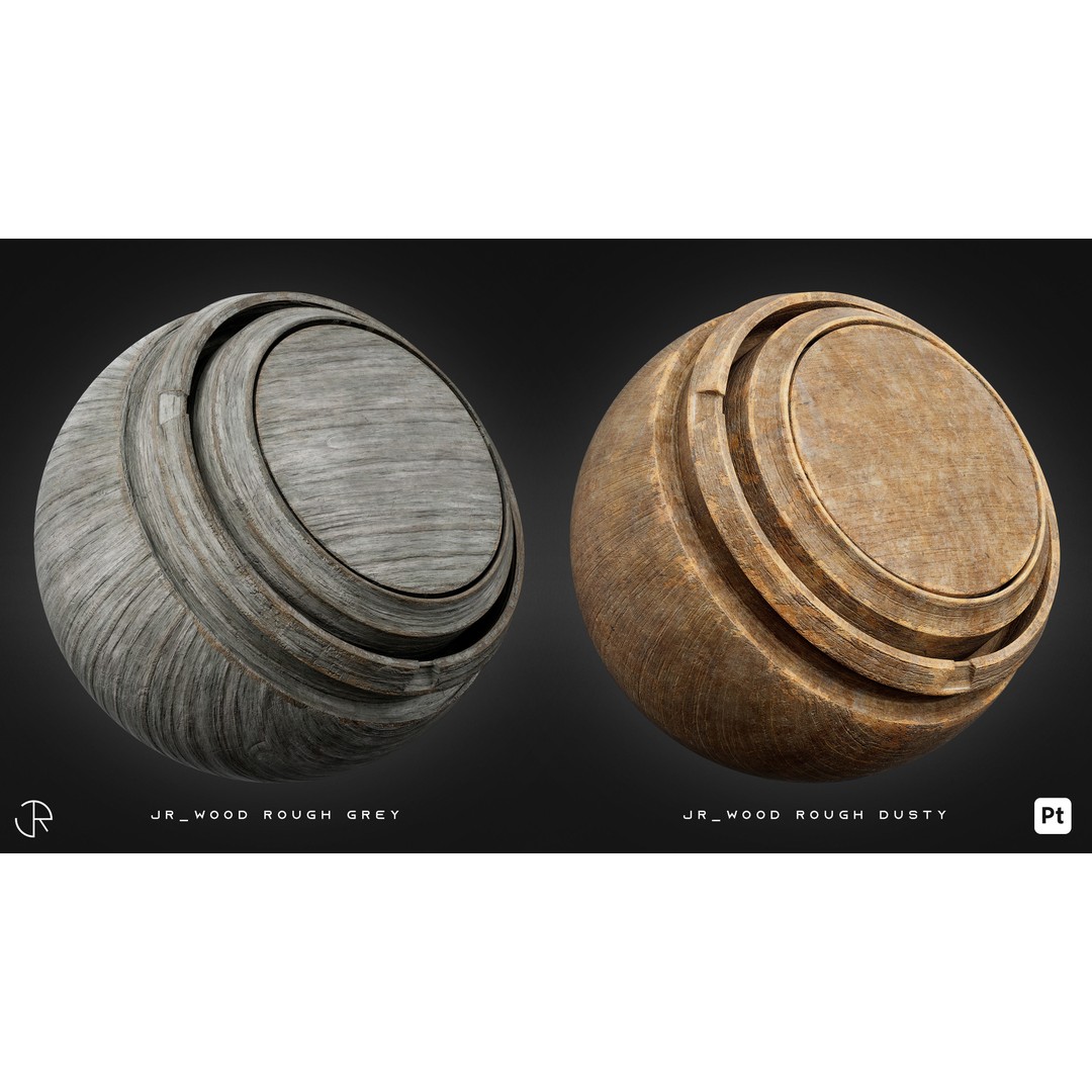 Wood Smart Materials 3D Model – High-Detail Customizable Textures, PBR - View 12