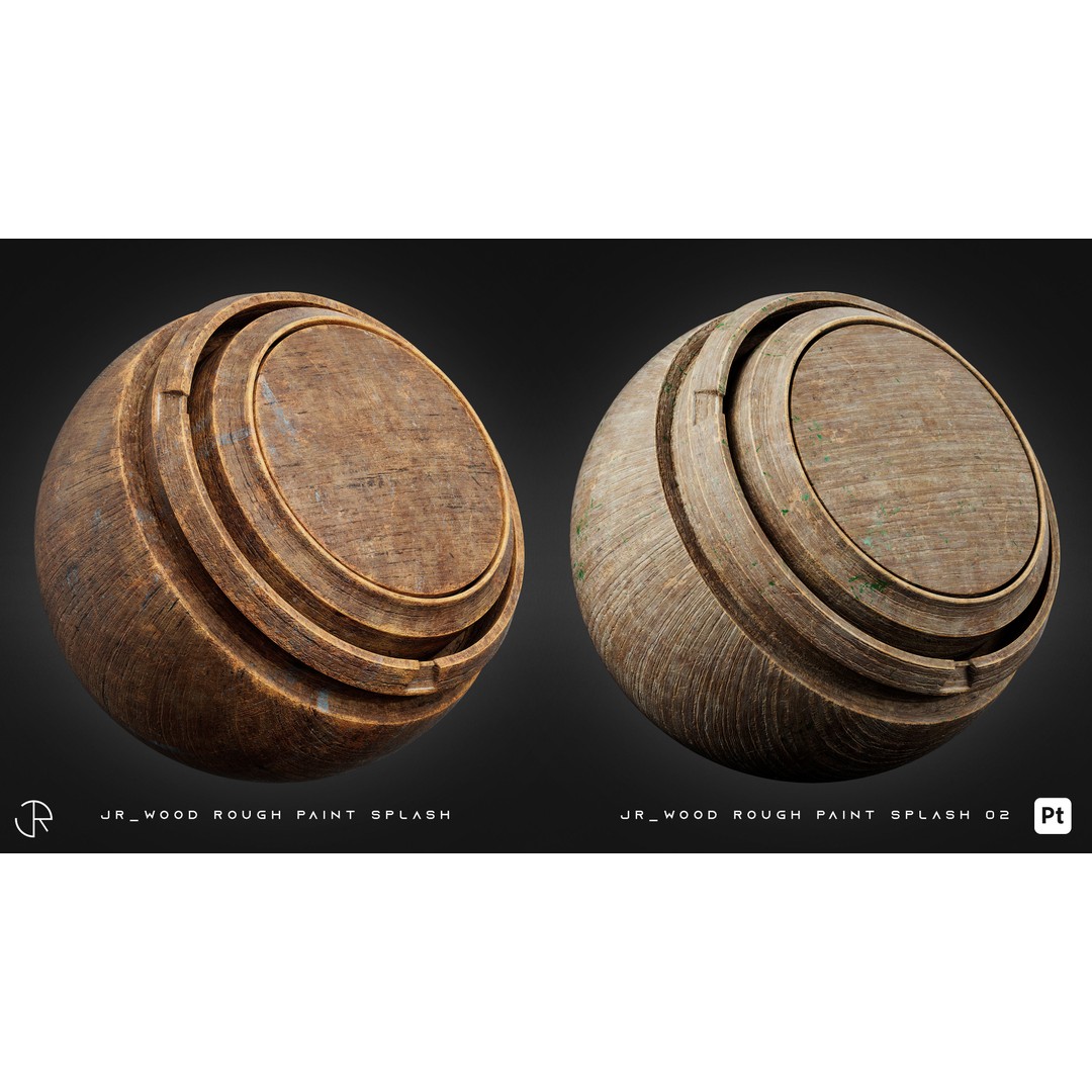 Wood Smart Materials 3D Model – High-Detail Customizable Textures, PBR - View 13