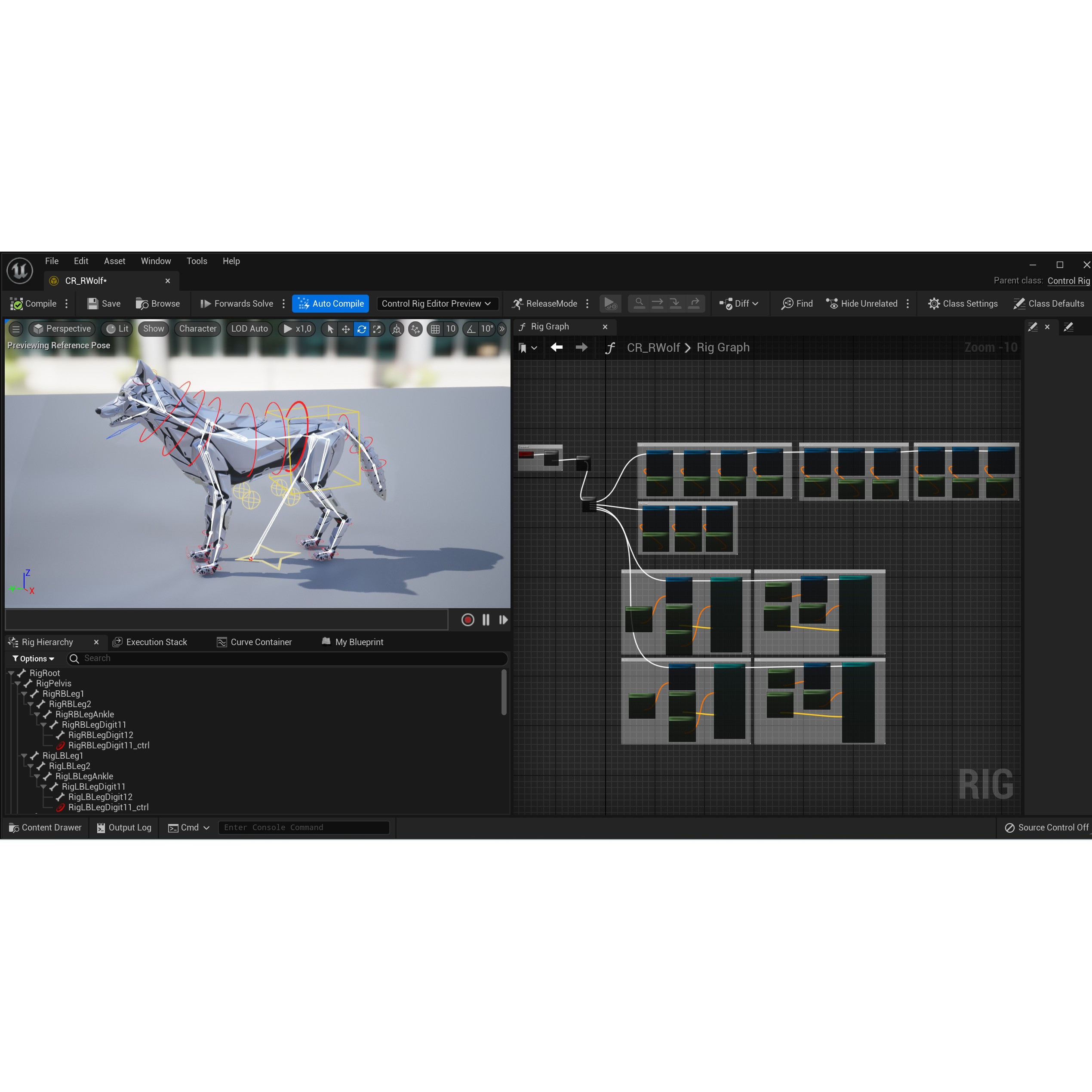 Robot Wolf - Low-Poly Game-Ready 3D Model - View 17