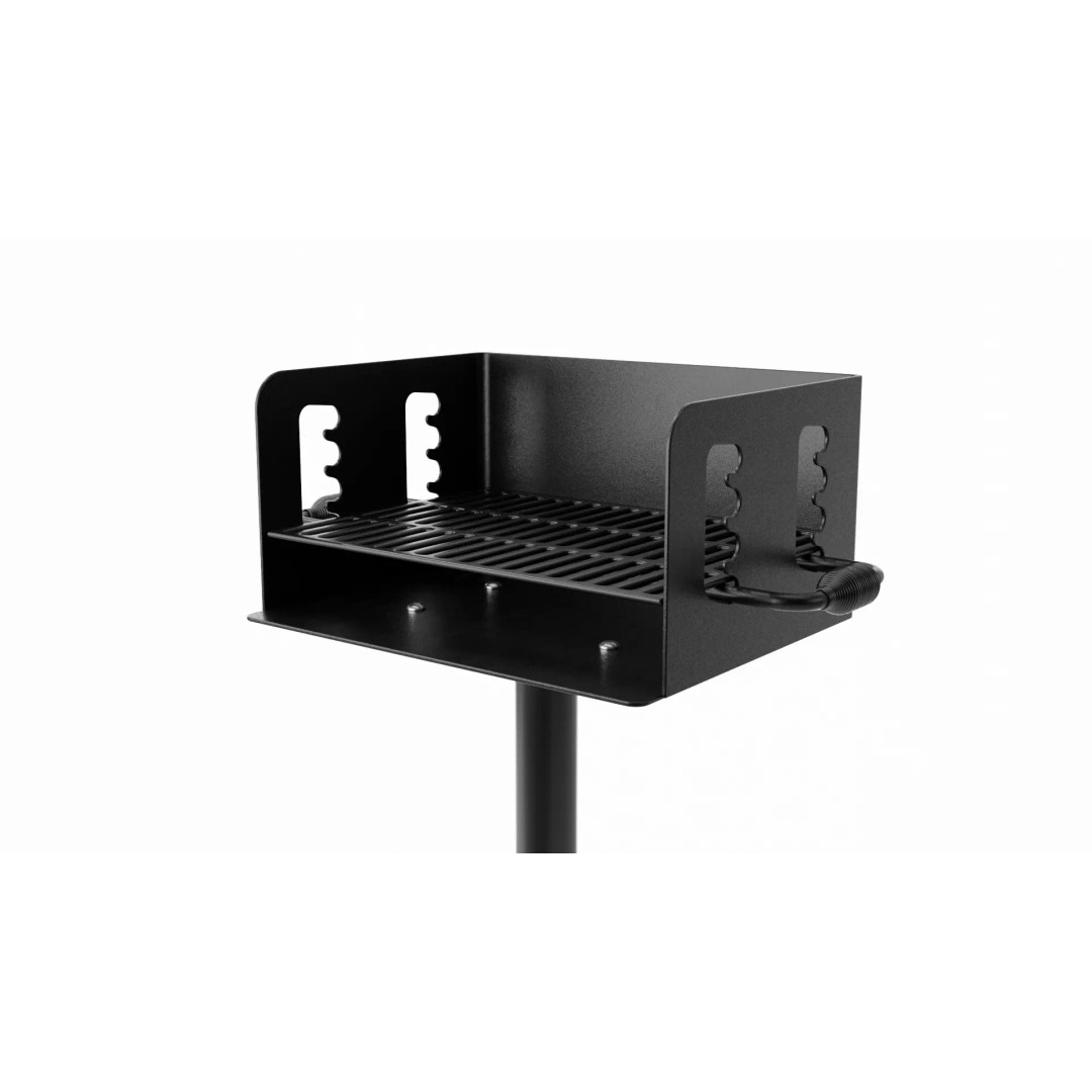 Park Grill 3D Model – High Poly BBQ Equipment, PBR Textures, FBX, OBJ - View 2