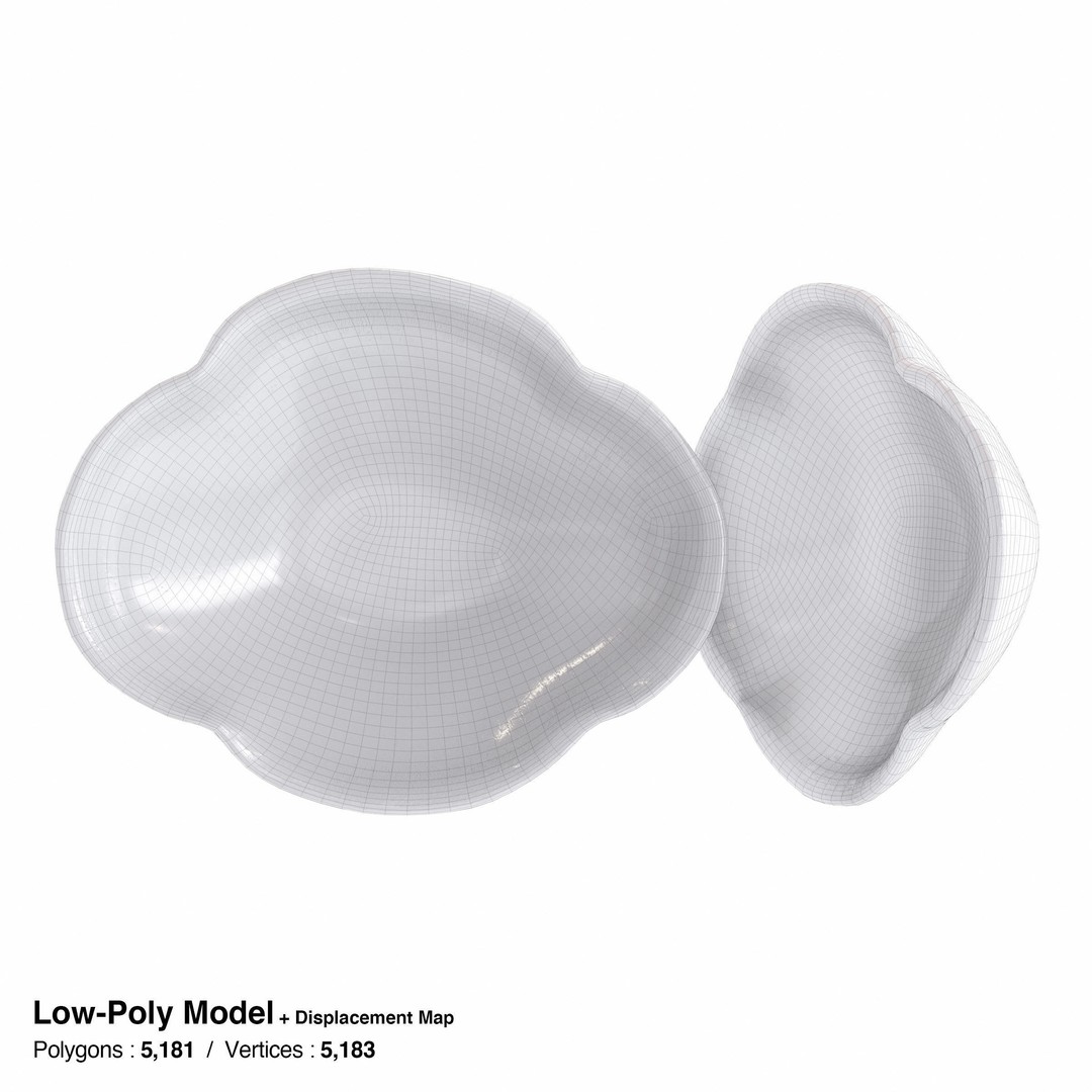 Japanese Tableware Set 3D Model – Low Poly PBR Asset, FBX, Blender - View 19