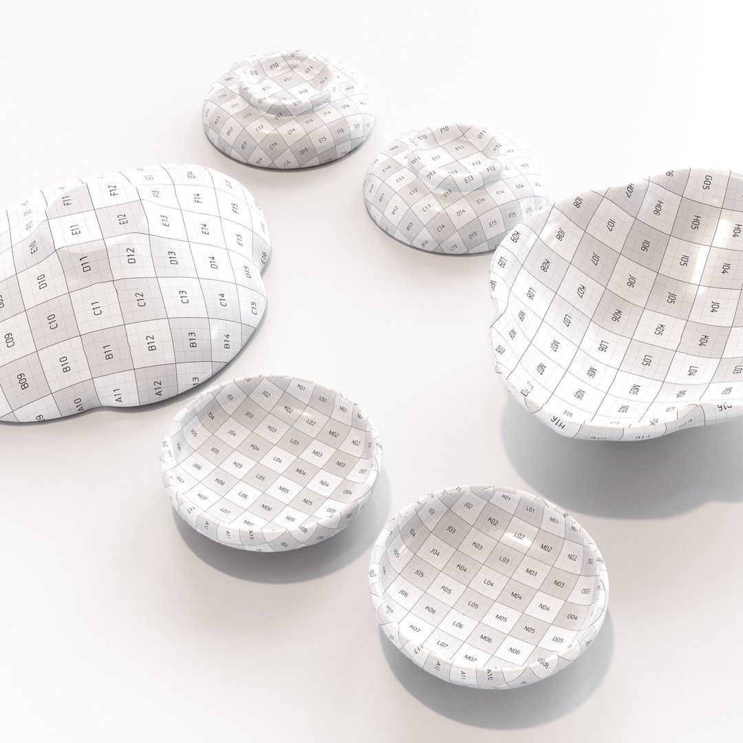 Japanese Tableware Set 3D Model – Low Poly PBR Asset, FBX, Blender - View 8