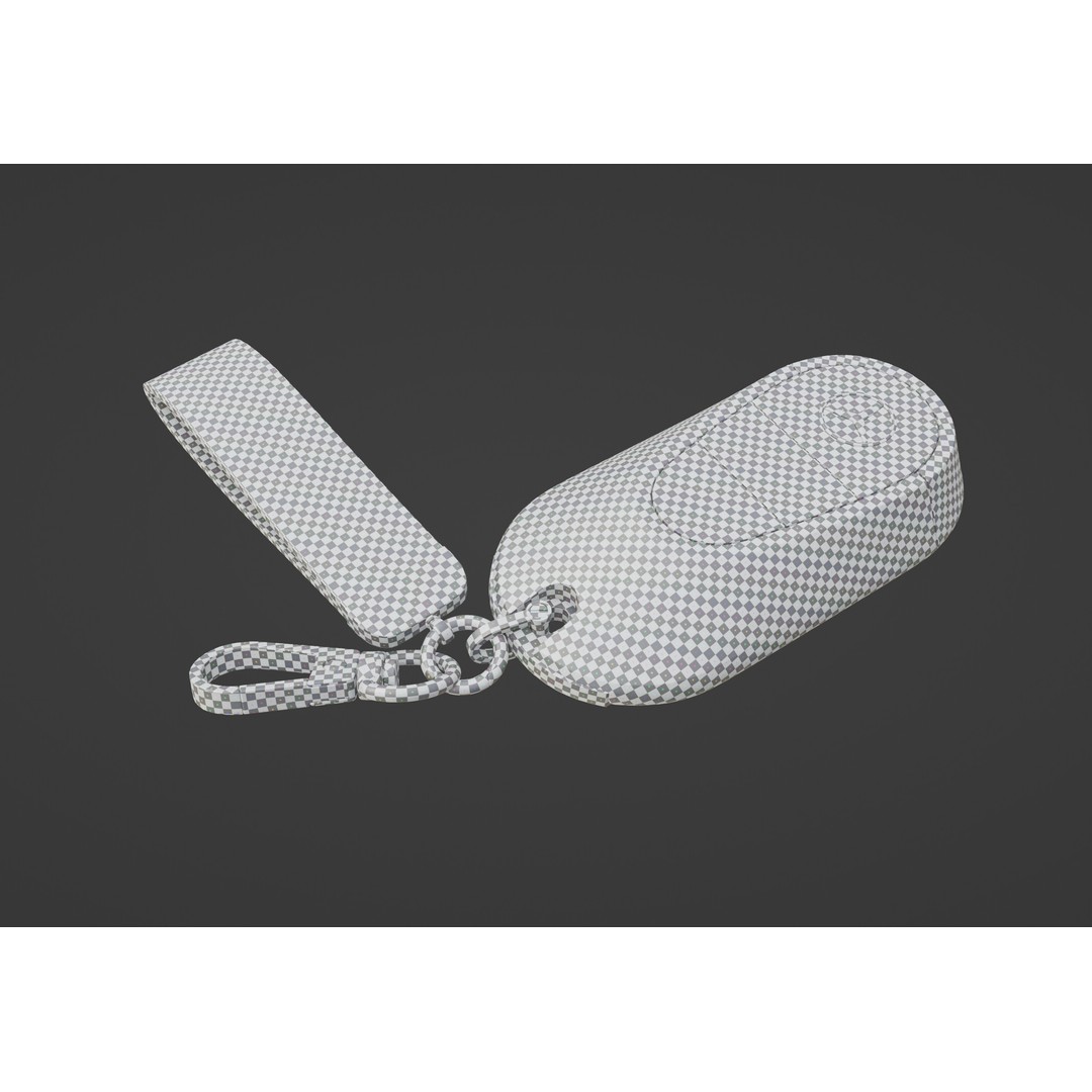 Mercedes Car Key 3D Model – Low Poly PBR Asset, FBX, OBJ, Blender - View 16