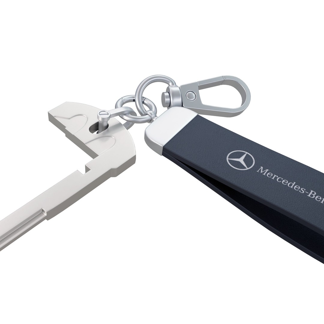 Mercedes Car Key 3D Model – Low Poly PBR Asset, FBX, OBJ, Blender - View 9