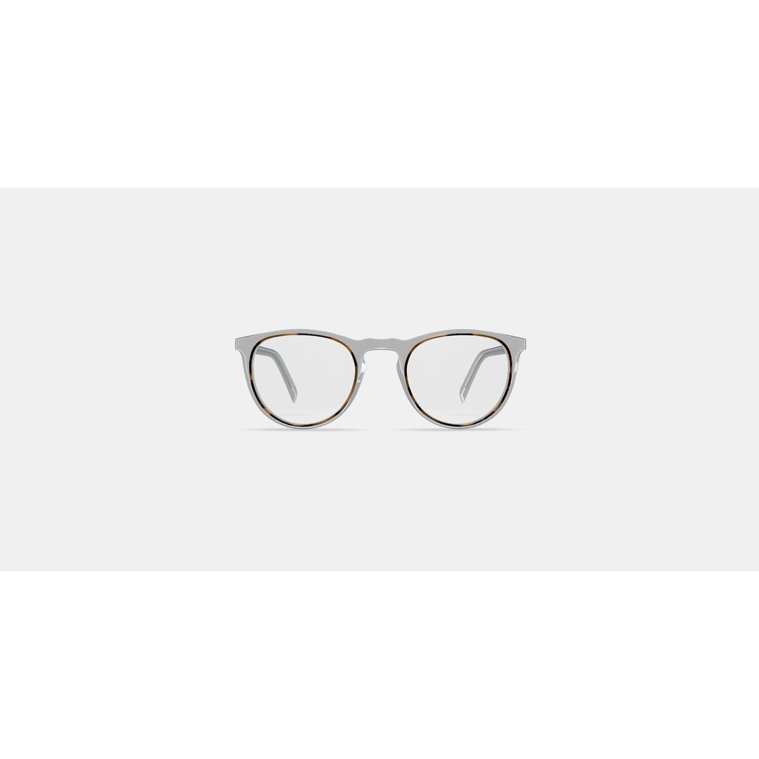 Haskell Eyeglasses 3D Model – Crystal Design, PBR Textures, FBX/OBJ - View 11