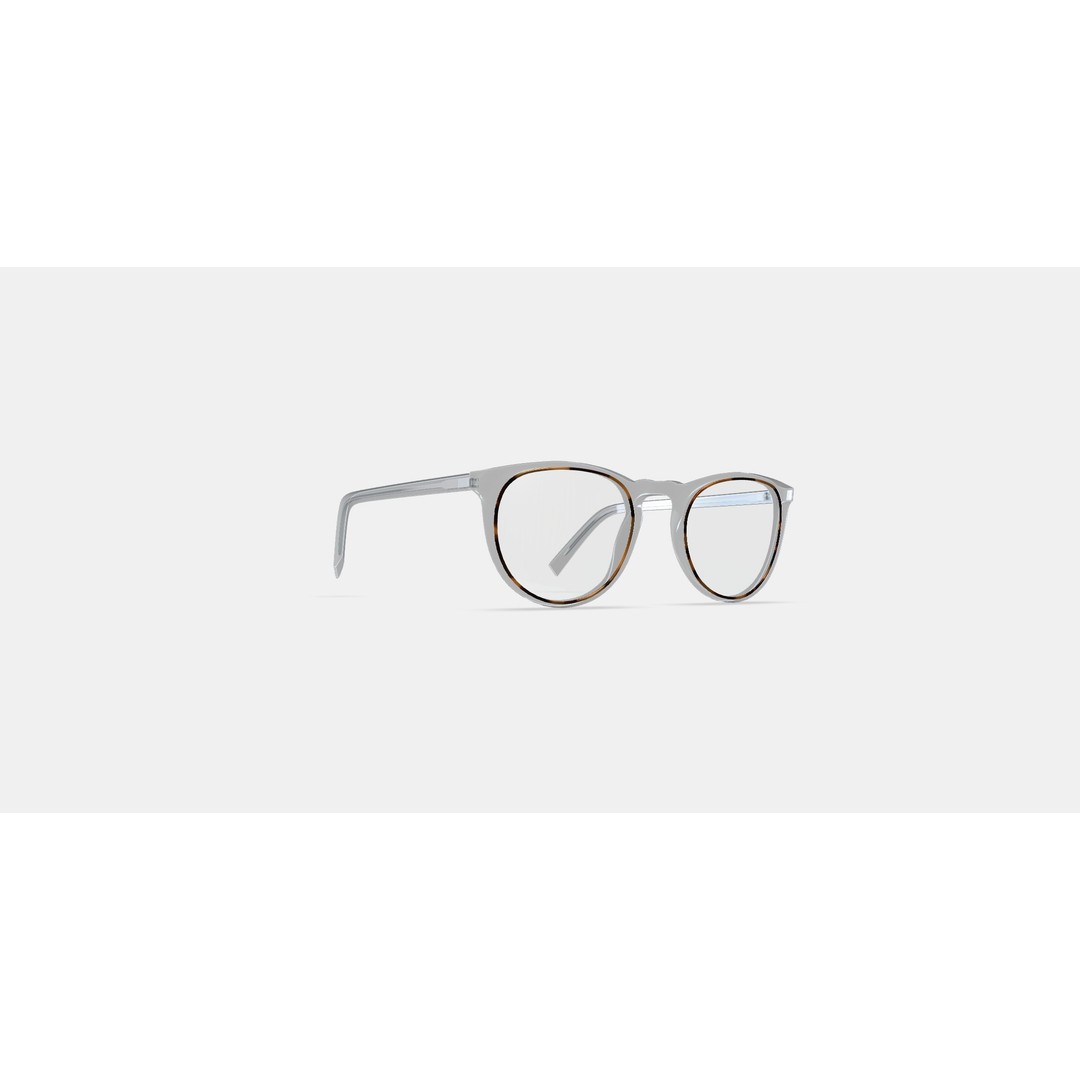 Haskell Eyeglasses 3D Model – Crystal Design, PBR Textures, FBX/OBJ - View 5