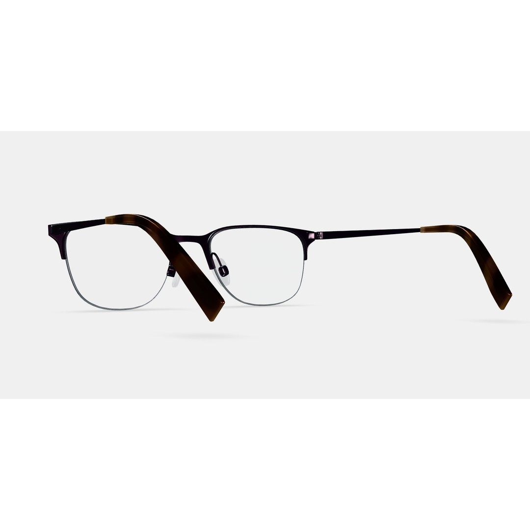 Wallis Eyeglasses 3D Model – PBR Carbon Asset, Game Ready Formats - View 3