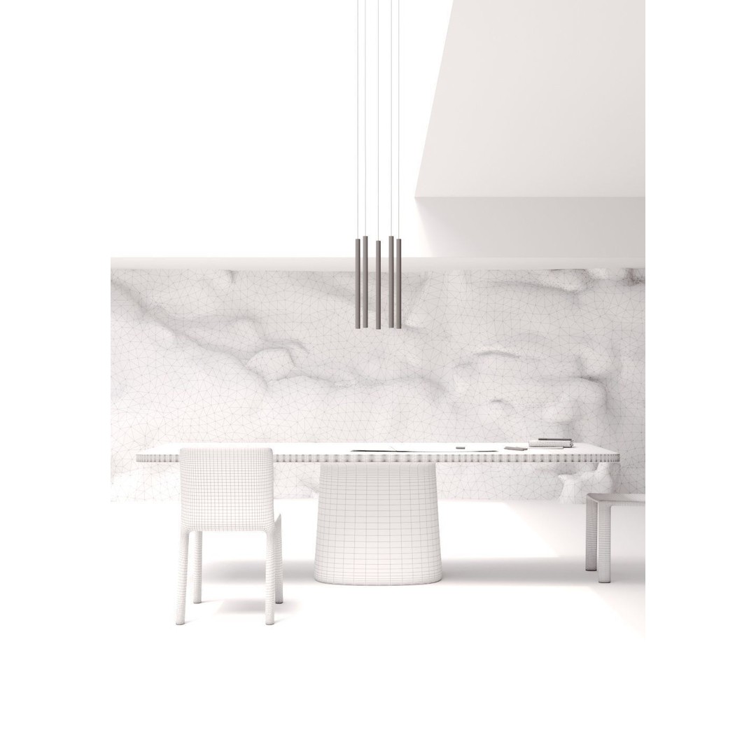 Architectural Living Room 3D Model – Modern Minimalist Scene, Cinema 4D - View 8