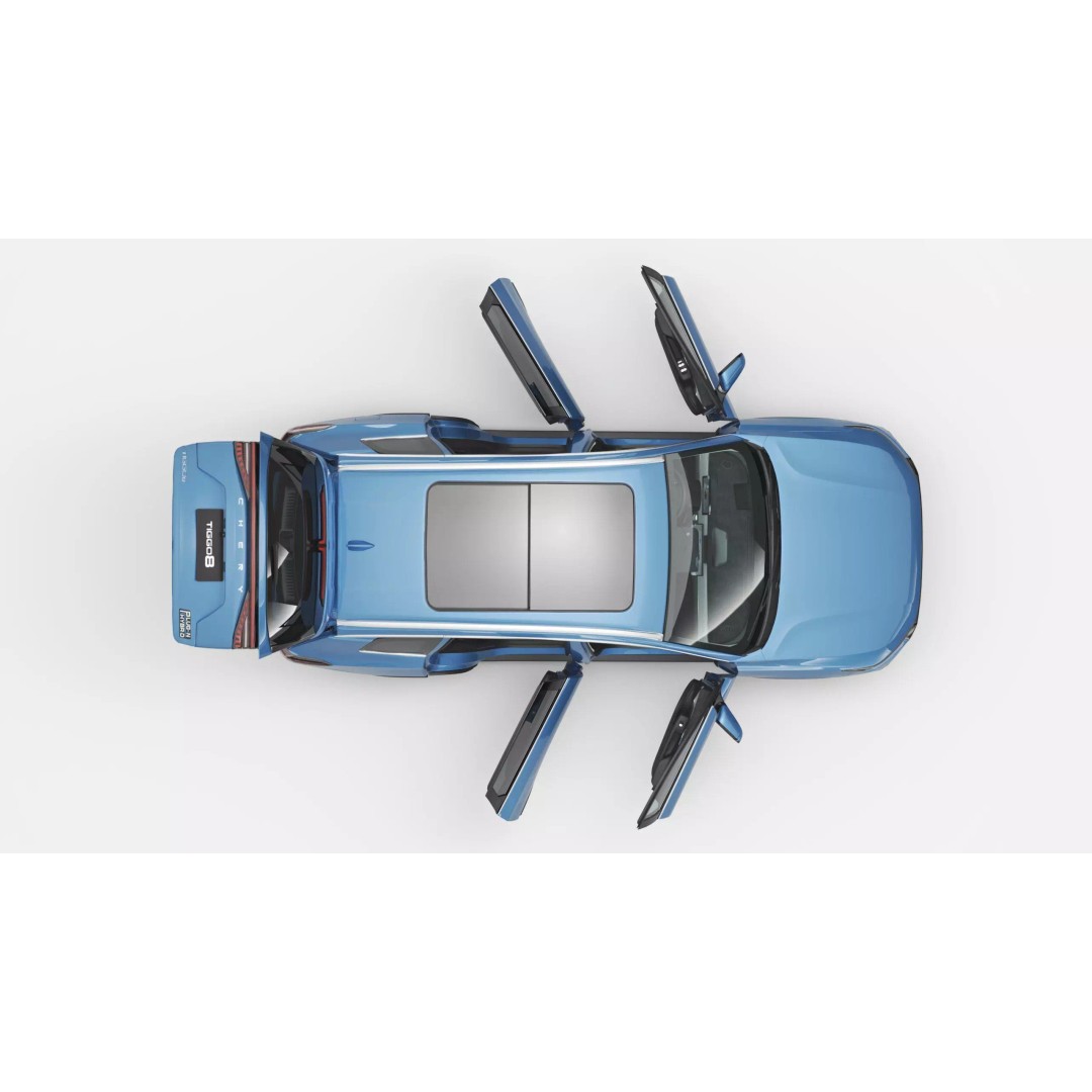 2026 Chery Tiggo 8 Hybrid 3D Model – High Poly Vehicle, FBX, OBJ - View 10