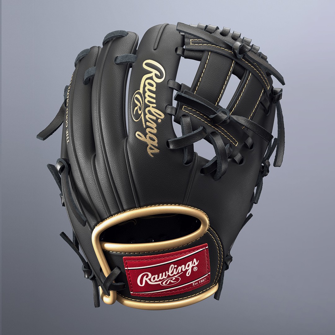 Baseball Glove 3D Model – High Precision PBR Asset, FBX & OBJ - View 3