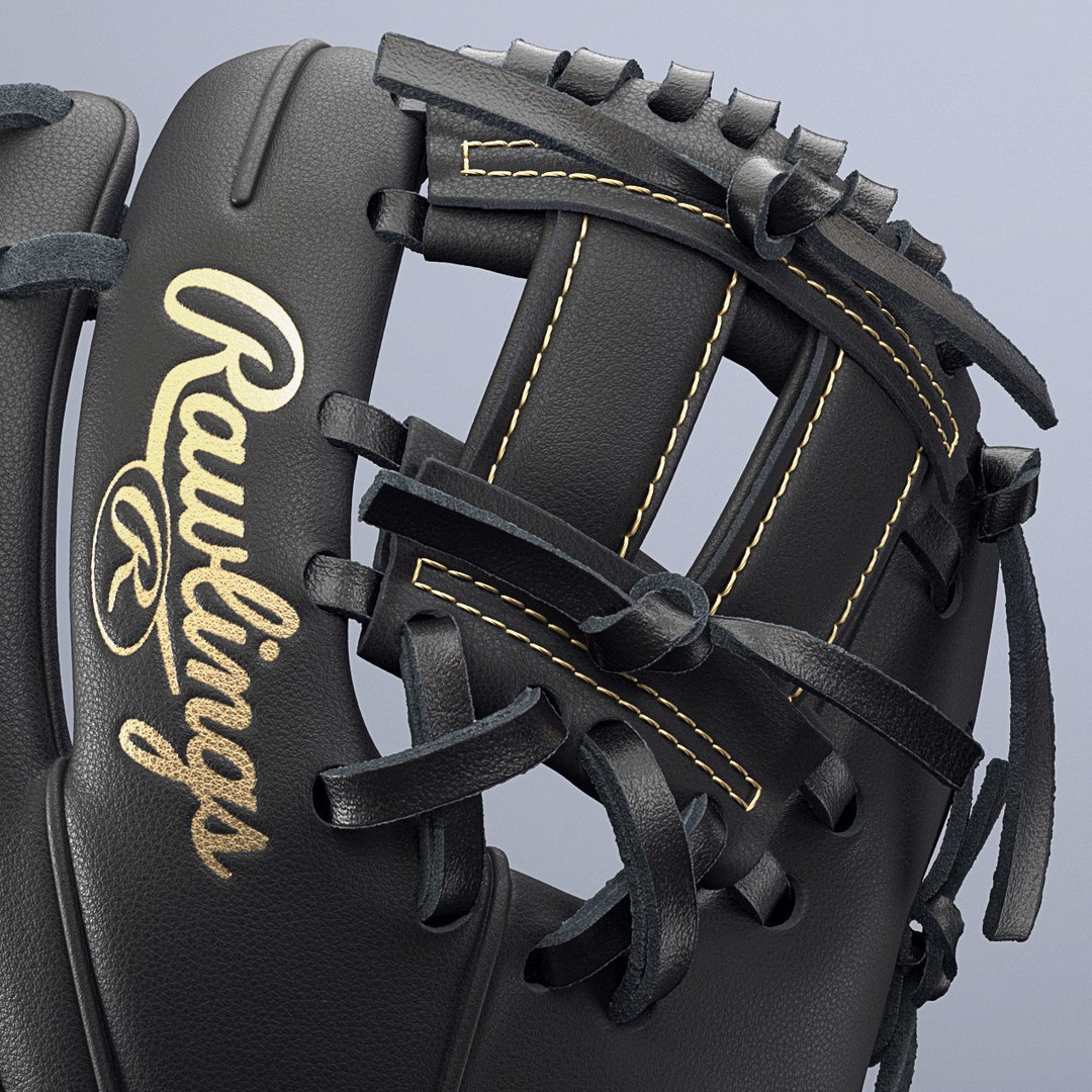 Baseball Glove 3D Model – High Precision PBR Asset, FBX & OBJ - View 7