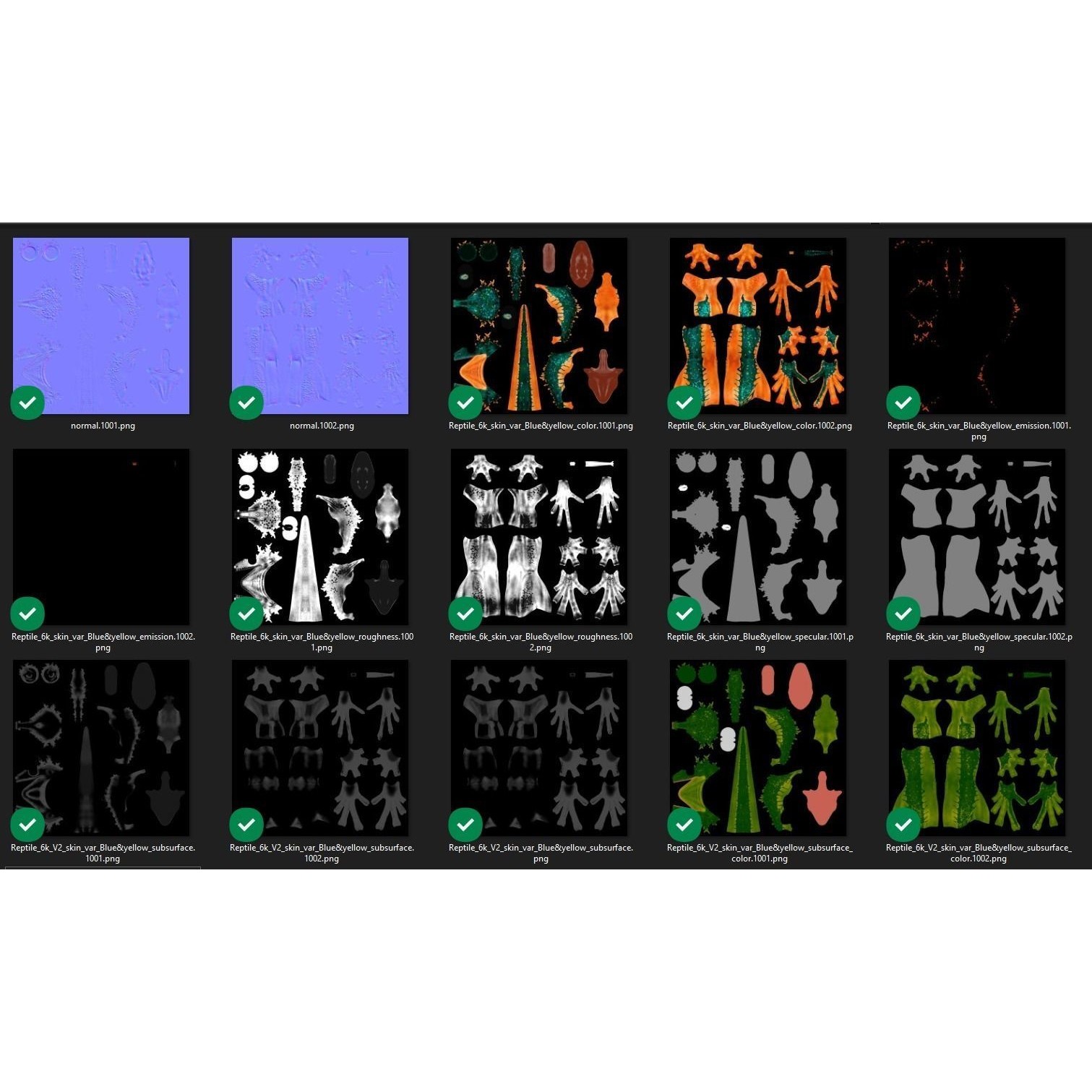 Fantasy Reptile - Low-Poly Game-Ready 3D Model