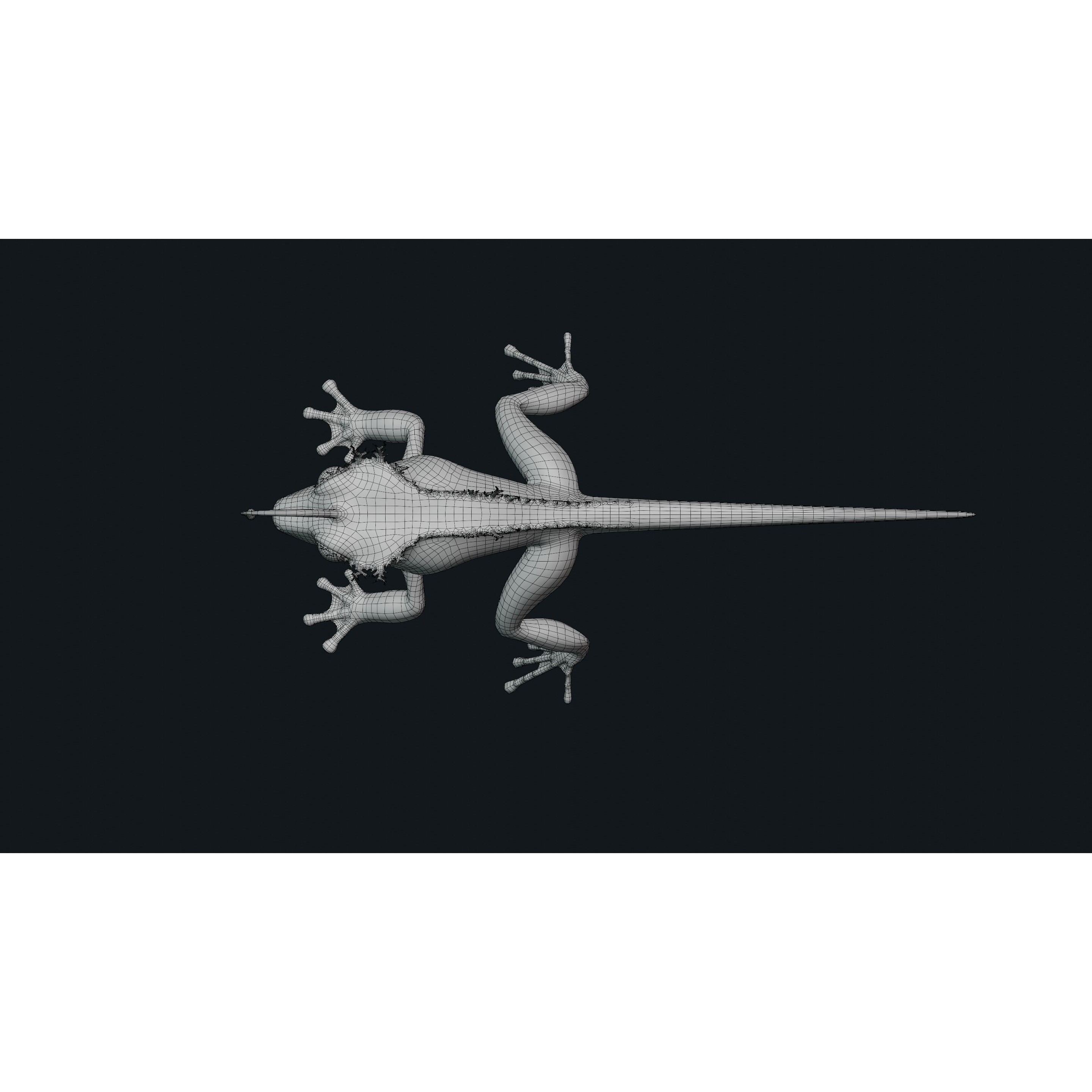 Fantasy Reptile - Low-Poly Game-Ready 3D Model - View 23