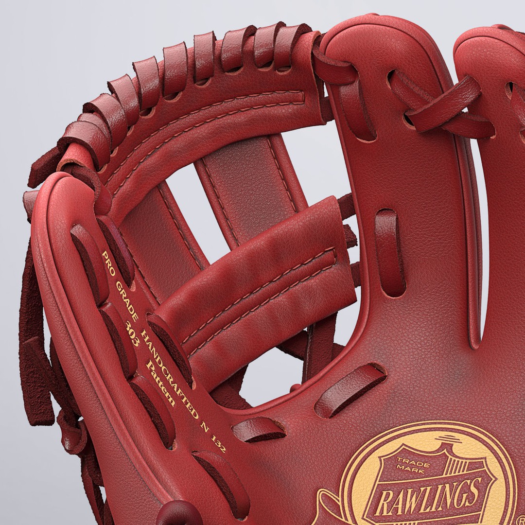 Baseball Glove 3D Model – Photorealistic High-Quality Asset, FBX, OBJ - View 5
