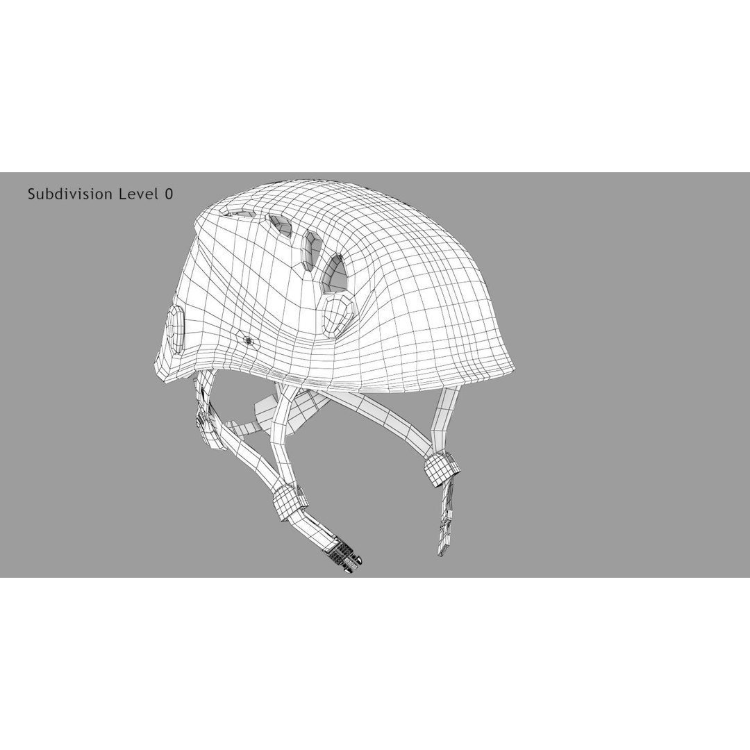 Bike Helmet 3D Model – Low Poly Game Asset, PBR Textures, FBX - View 13