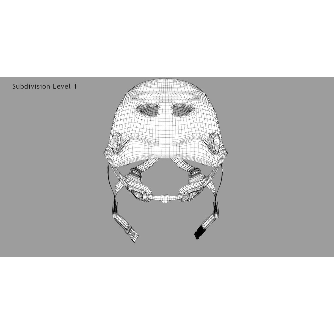 Bike Helmet 3D Model – Low Poly Game Asset, PBR Textures, FBX - View 17