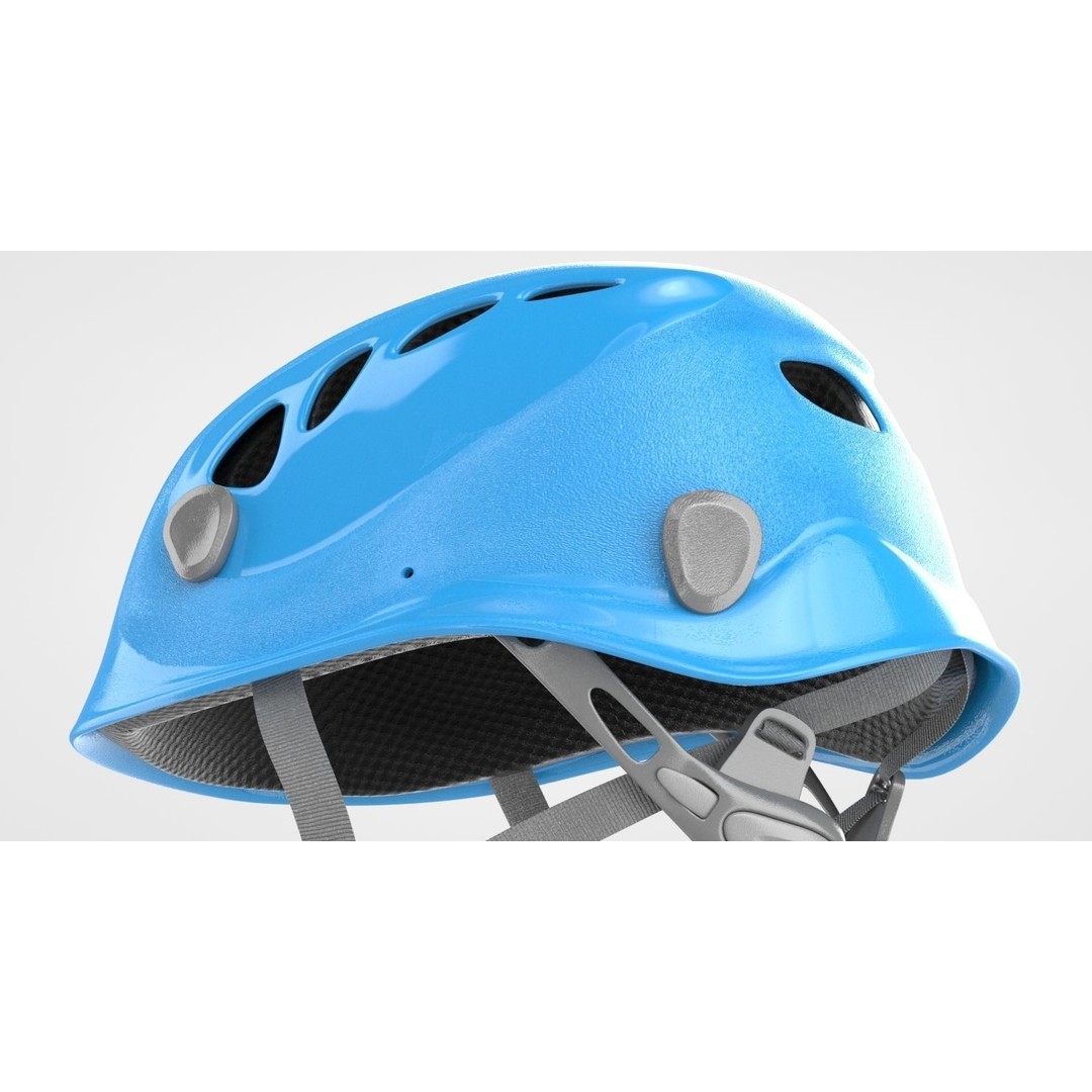 Bike Helmet 3D Model – Low Poly Game Asset, PBR Textures, FBX - View 3