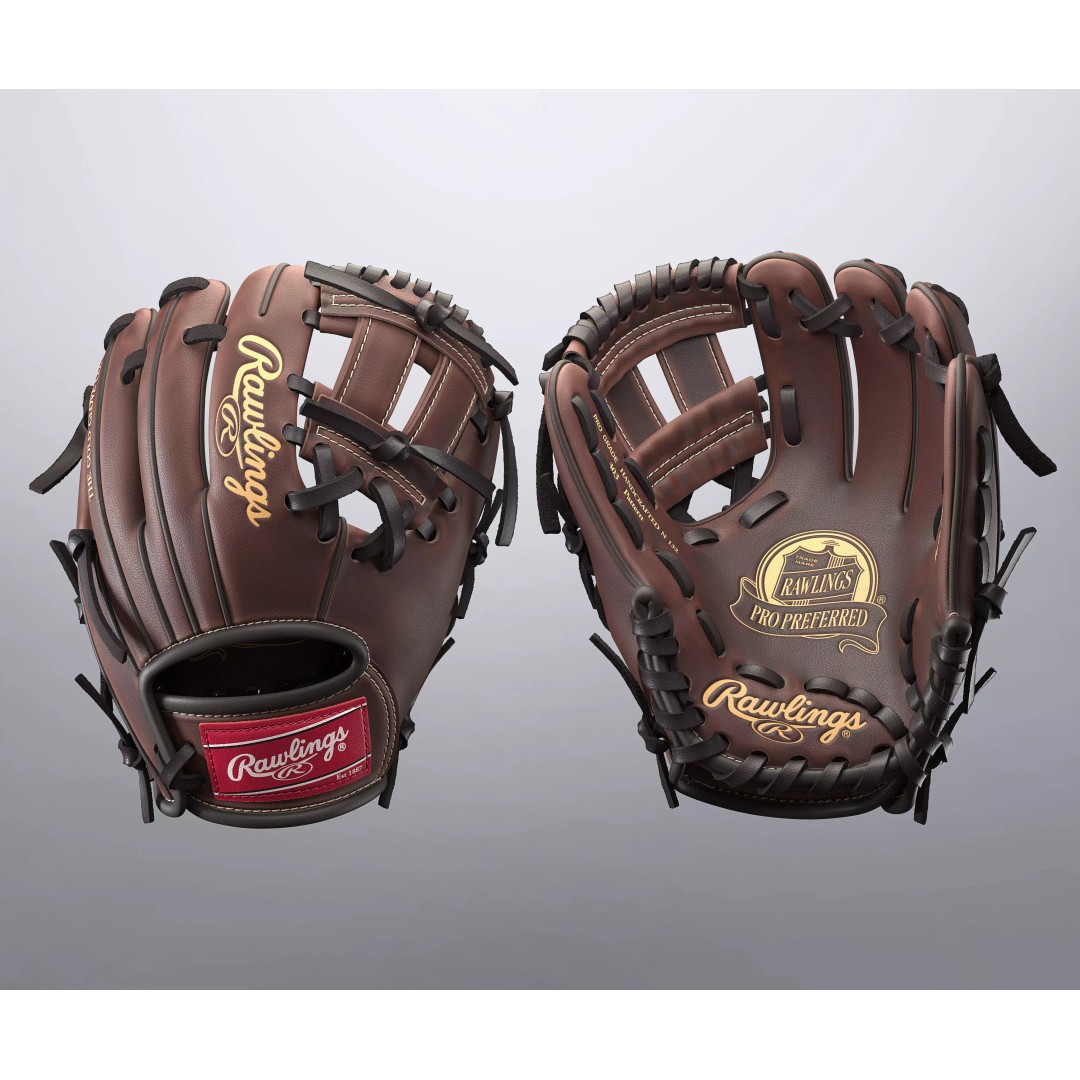 Baseball Glove 3D Model – High-Quality Realistic Asset, FBX & OBJ - View 2
