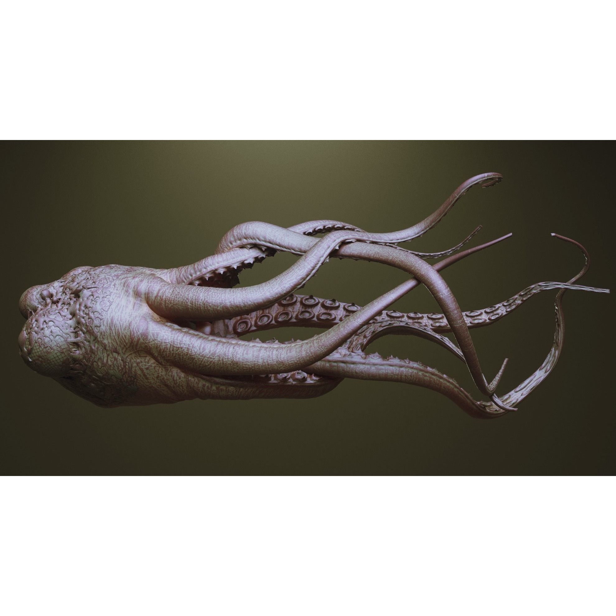 Tentacles - ZBrush Brushes and OBJ 3D Model - View 12