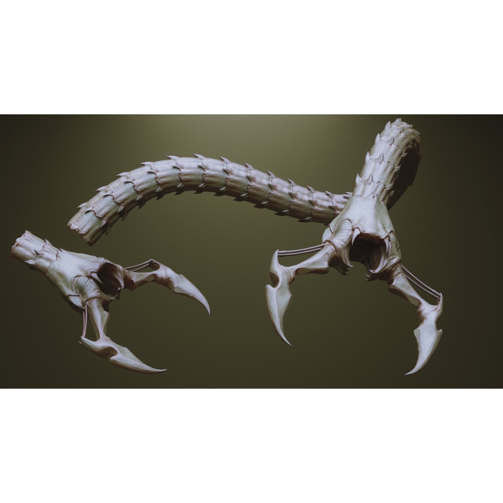 Tentacles - ZBrush Brushes and OBJ 3D Model - View 14