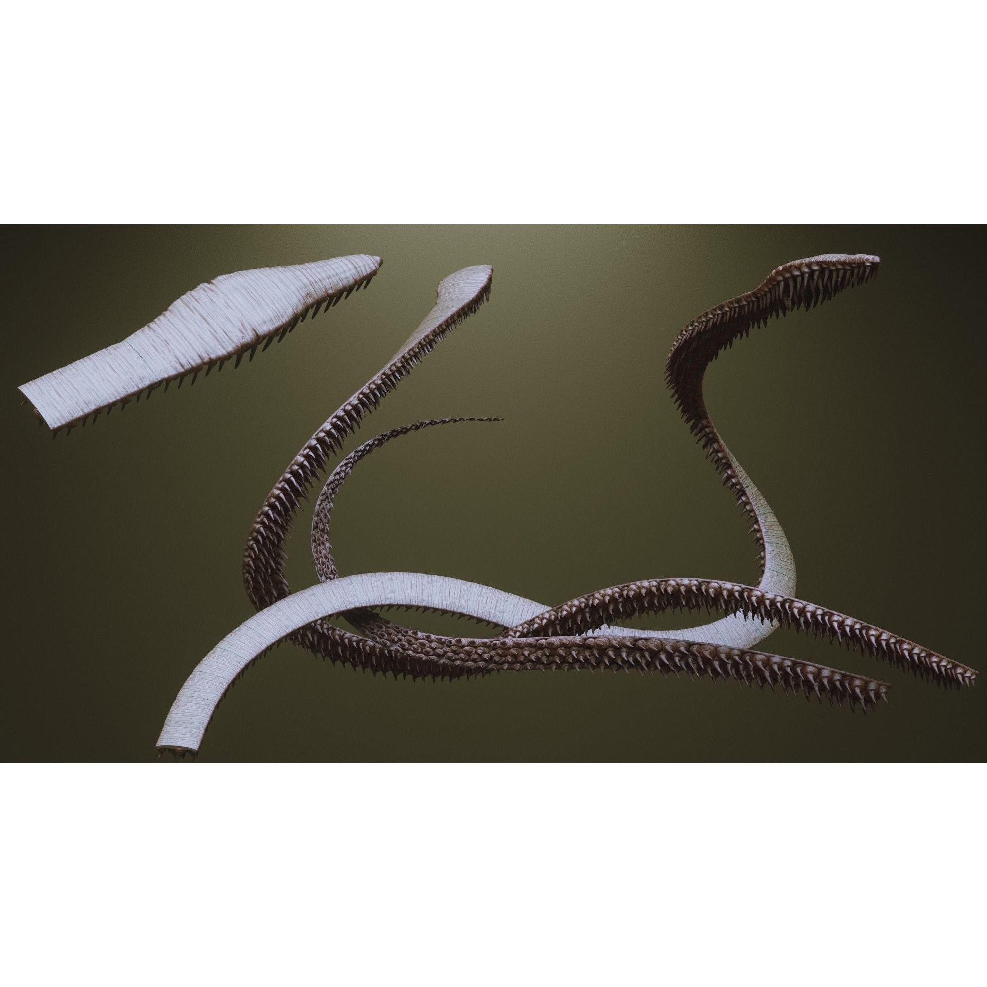 Tentacles - ZBrush Brushes and OBJ 3D Model - View 16