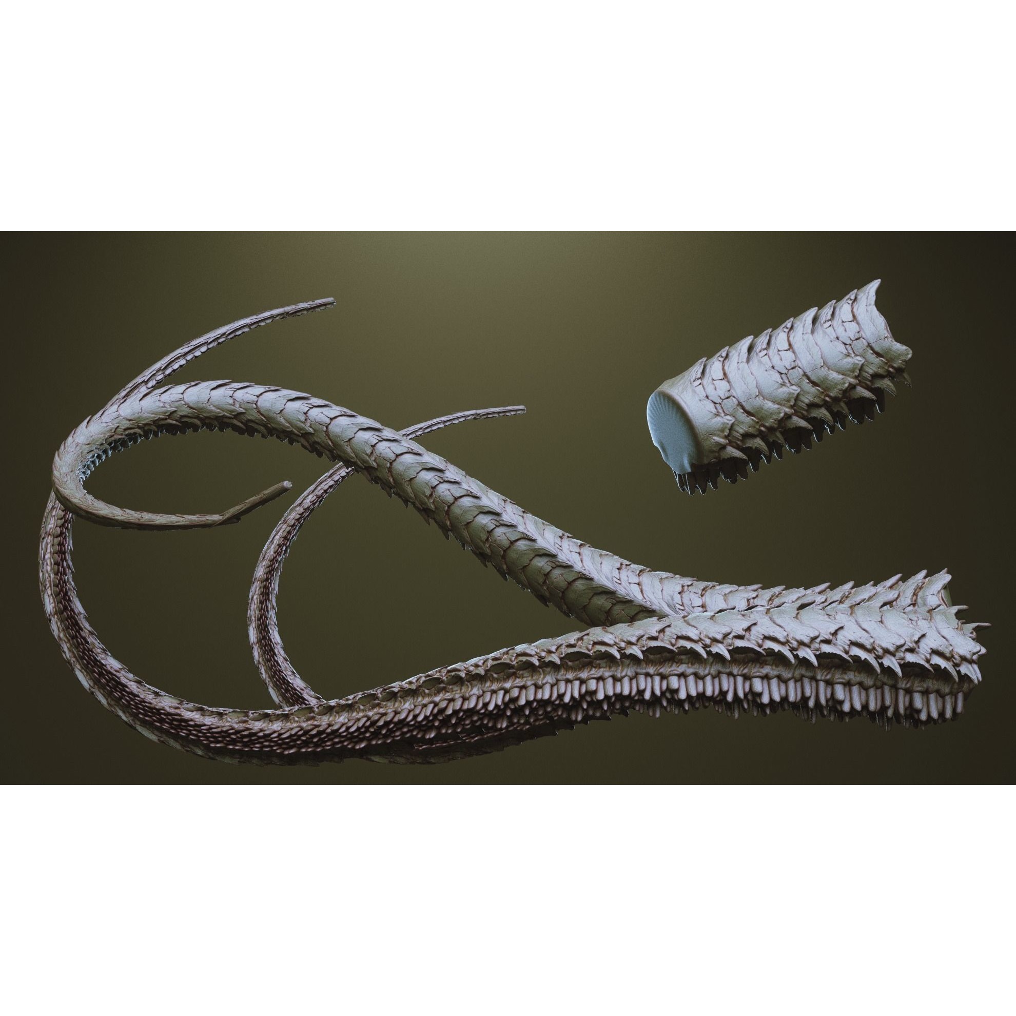 Tentacles - ZBrush Brushes and OBJ 3D Model - View 19