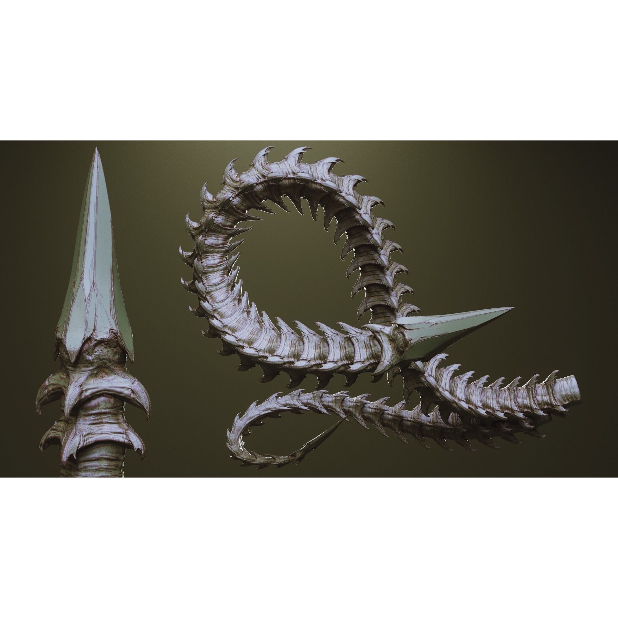 Tentacles - ZBrush Brushes and OBJ 3D Model - View 24