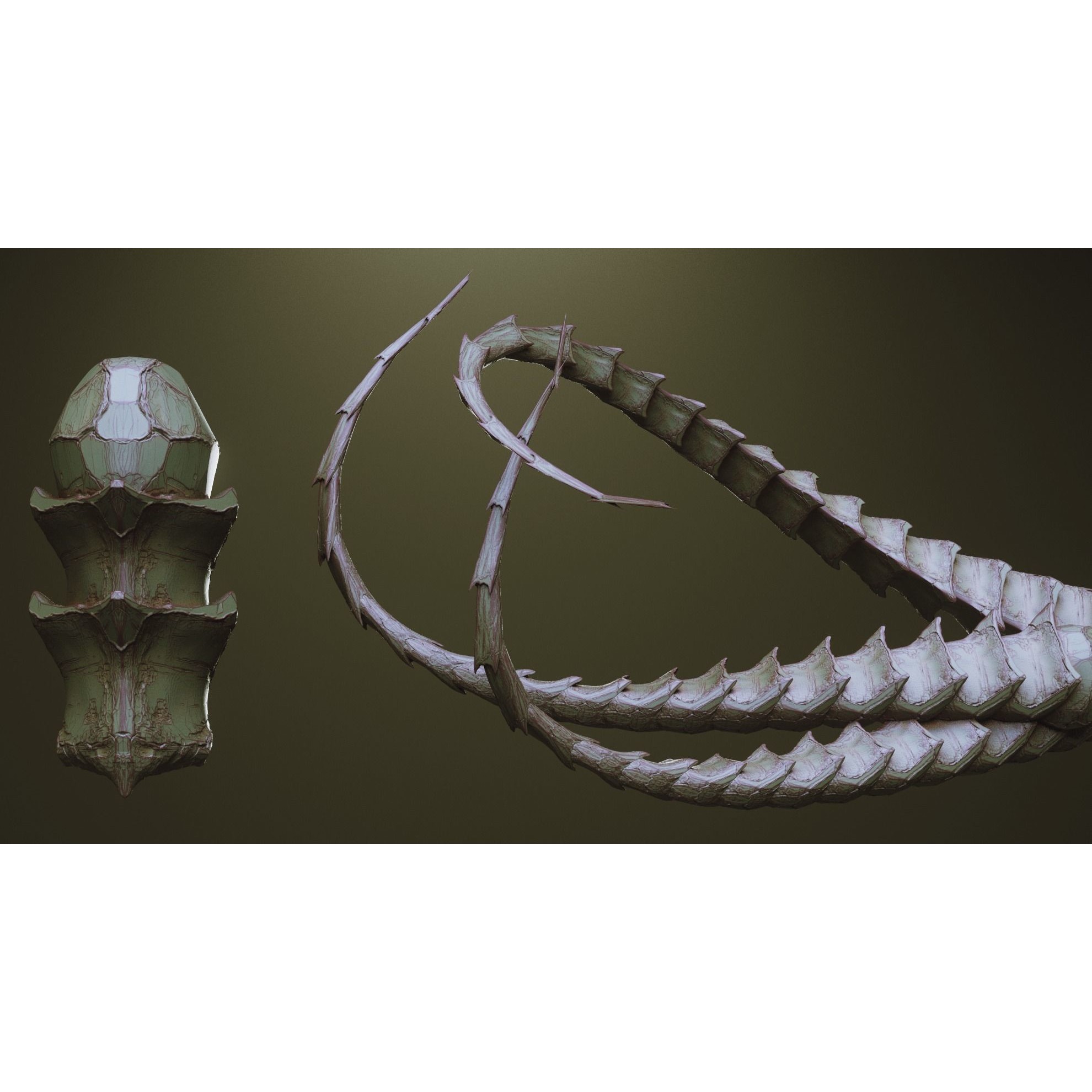 Tentacles - ZBrush Brushes and OBJ 3D Model - View 27