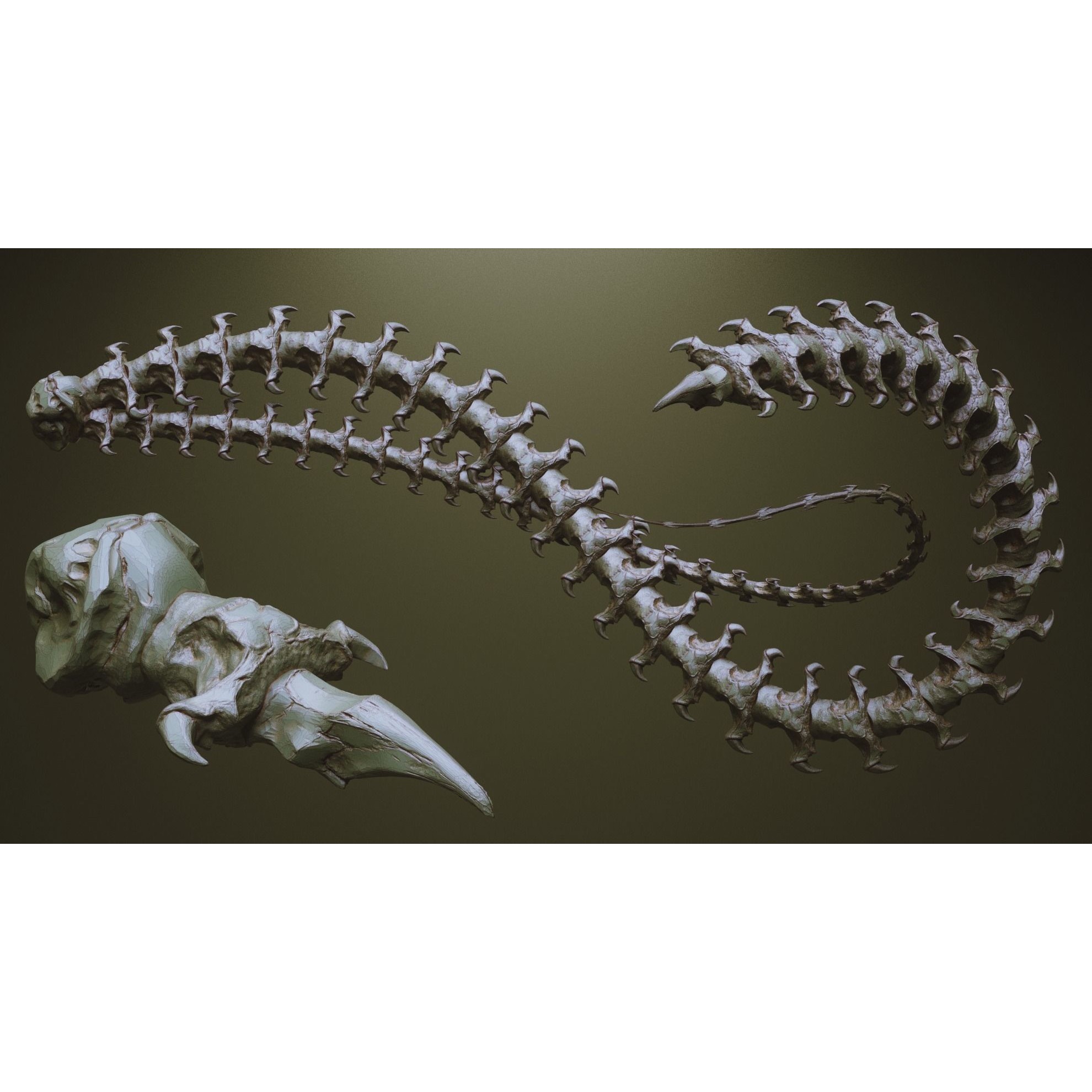 Tentacles - ZBrush Brushes and OBJ 3D Model - View 3