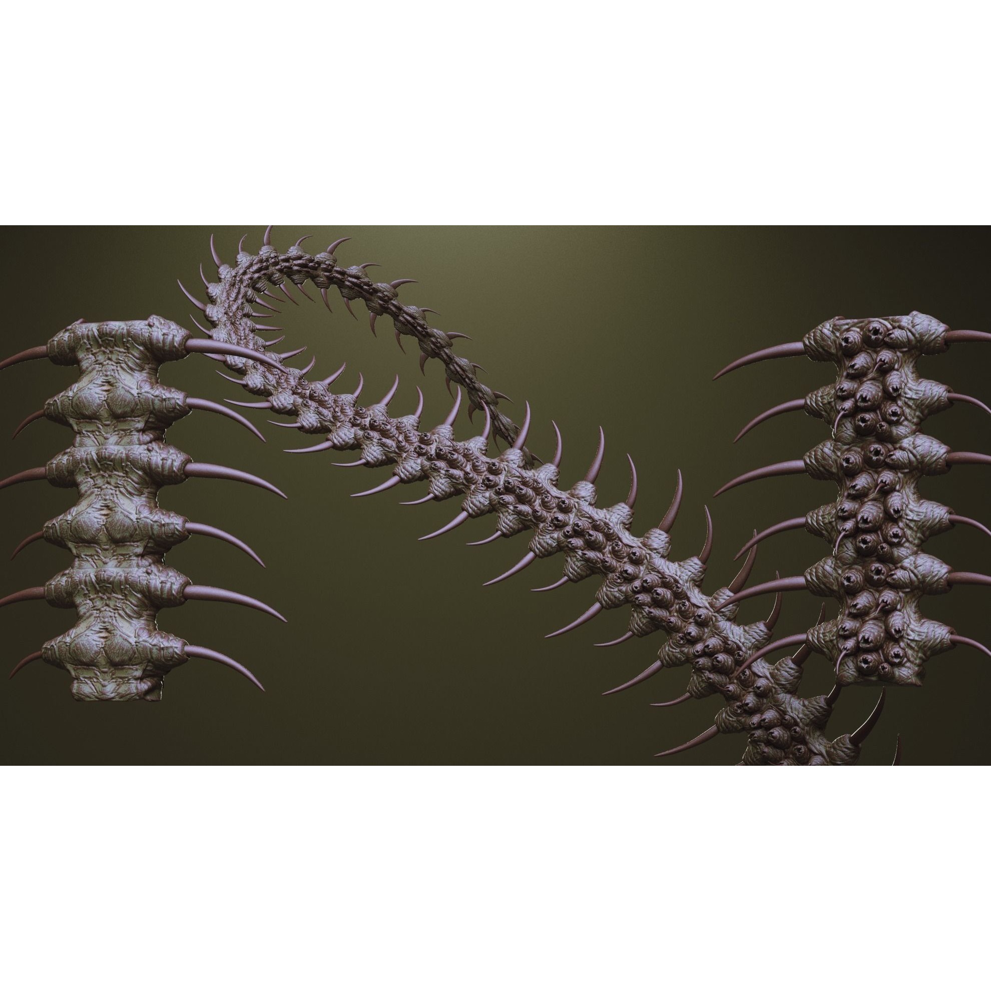 Tentacles - ZBrush Brushes and OBJ 3D Model - View 31