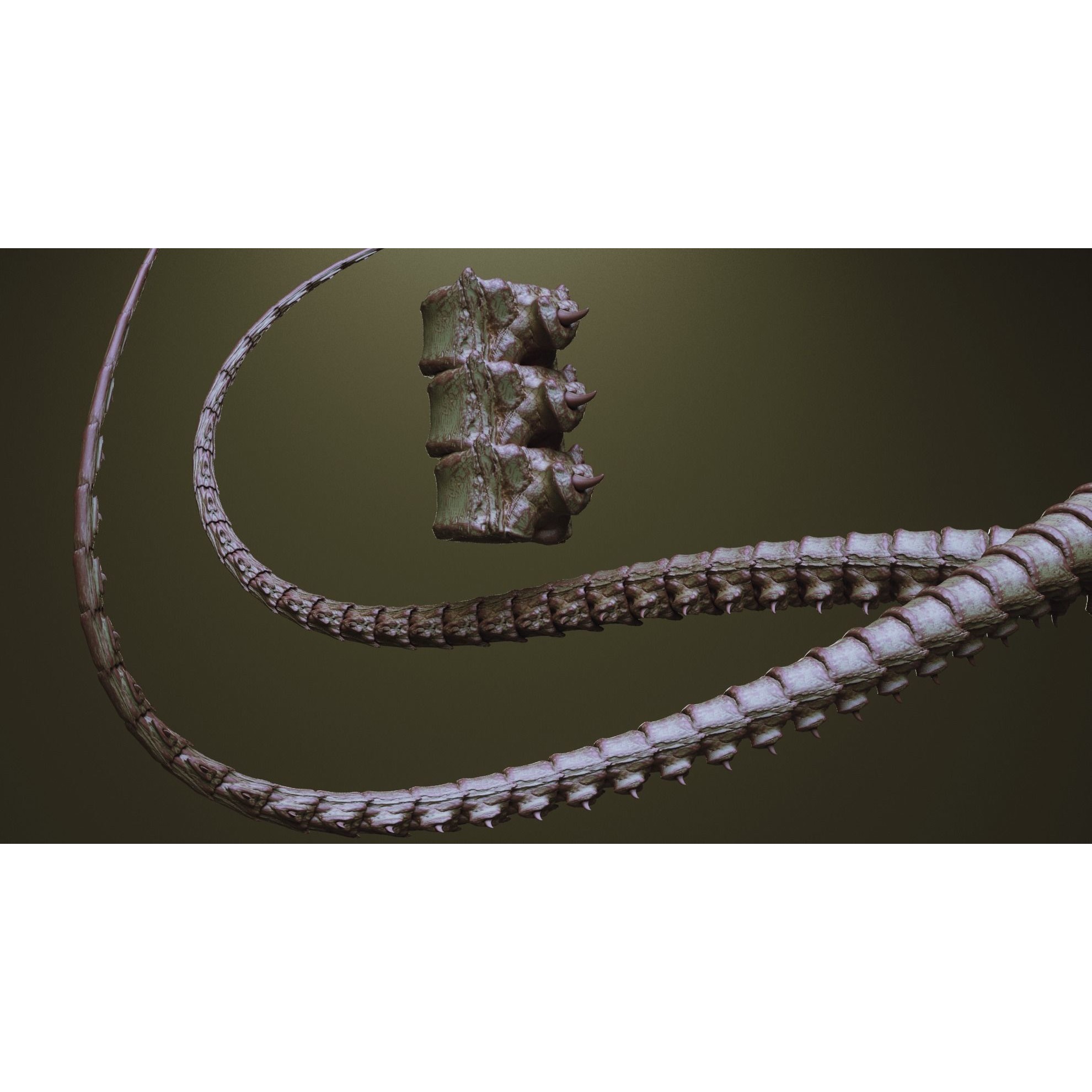 Tentacles - ZBrush Brushes and OBJ 3D Model - View 42